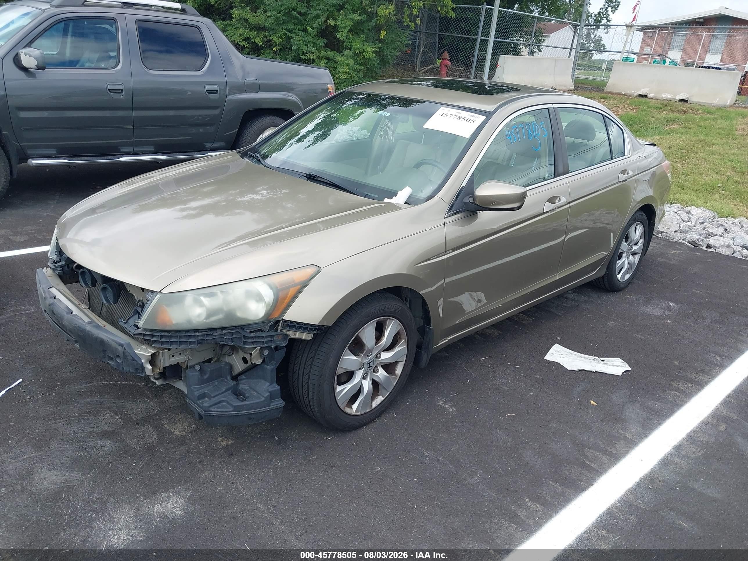 2009 Honda Accord 2.4 Ex-l Brown vin: 1HGCP26869A199176