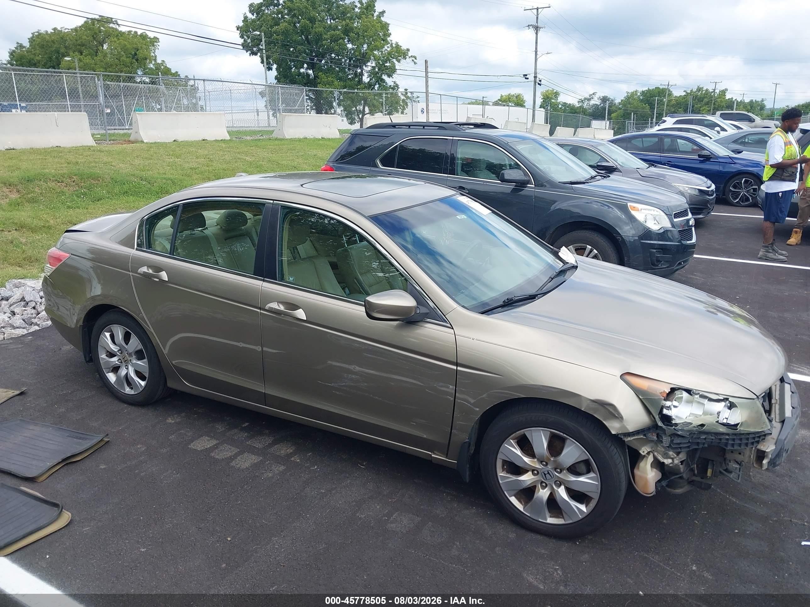 2009 Honda Accord 2.4 Ex-l Brown vin: 1HGCP26869A199176