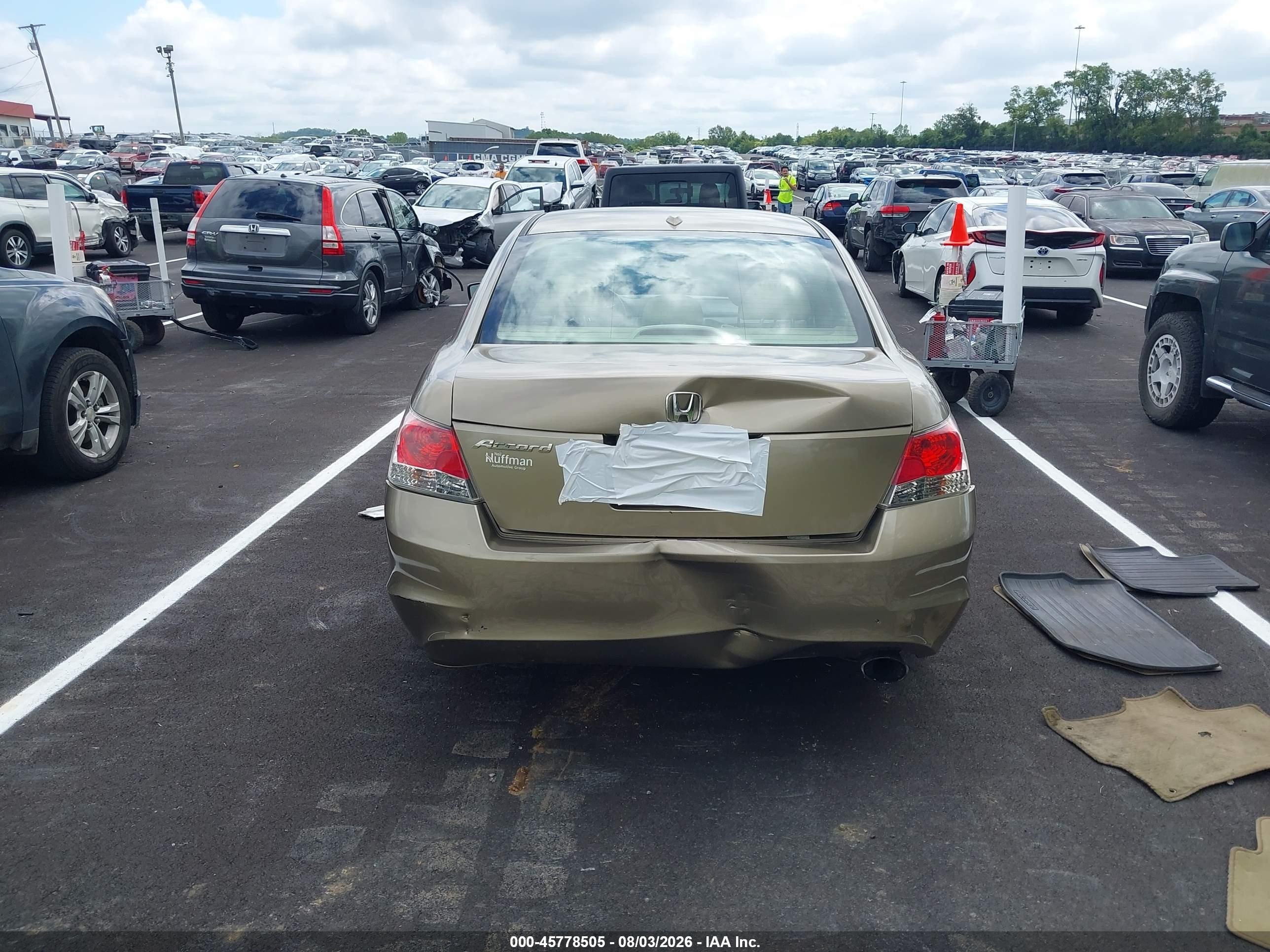 2009 Honda Accord 2.4 Ex-l Brown vin: 1HGCP26869A199176