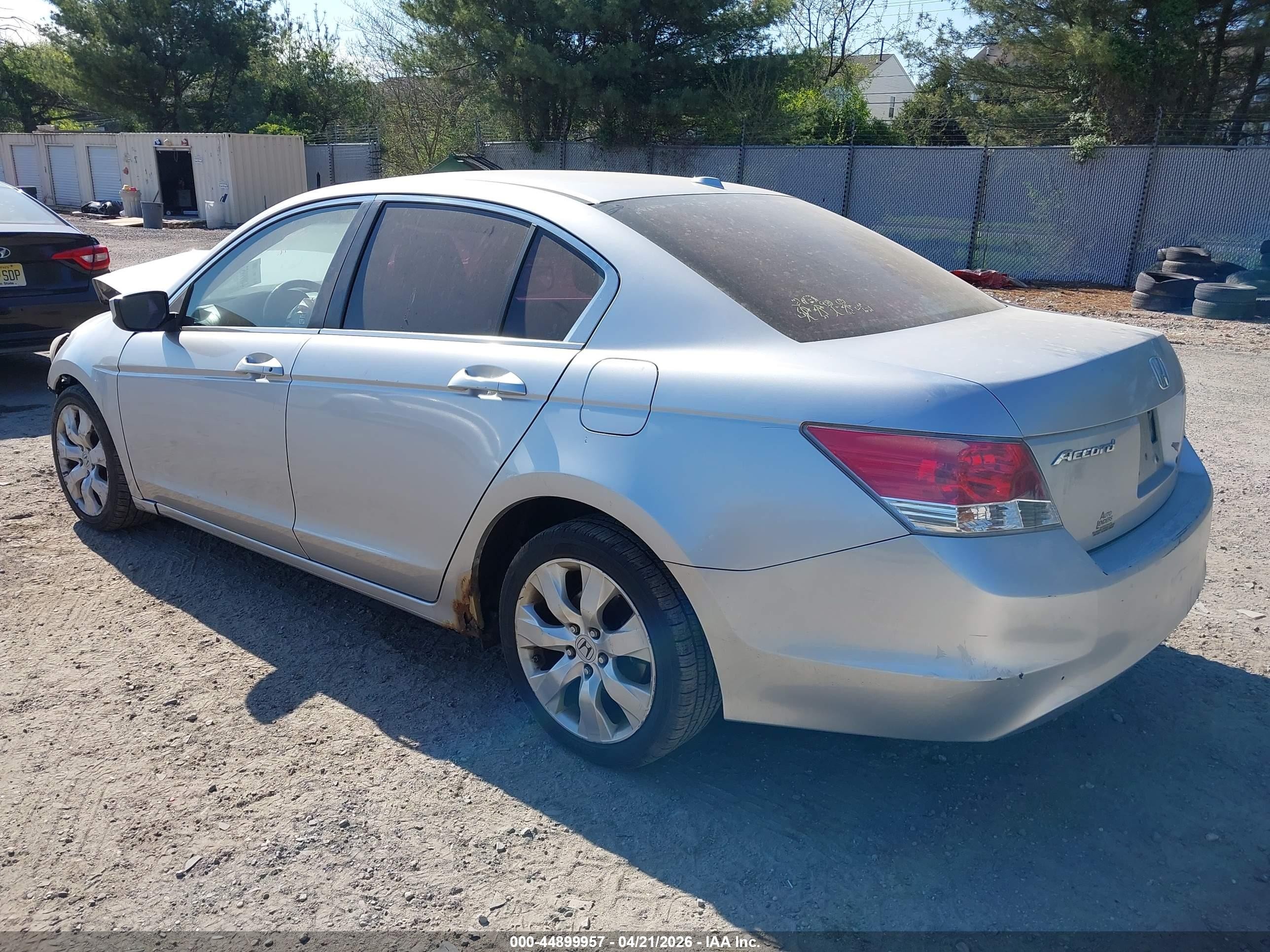 2008 Honda Accord 2.4 Ex-l Silver vin: 1HGCP26878A013689