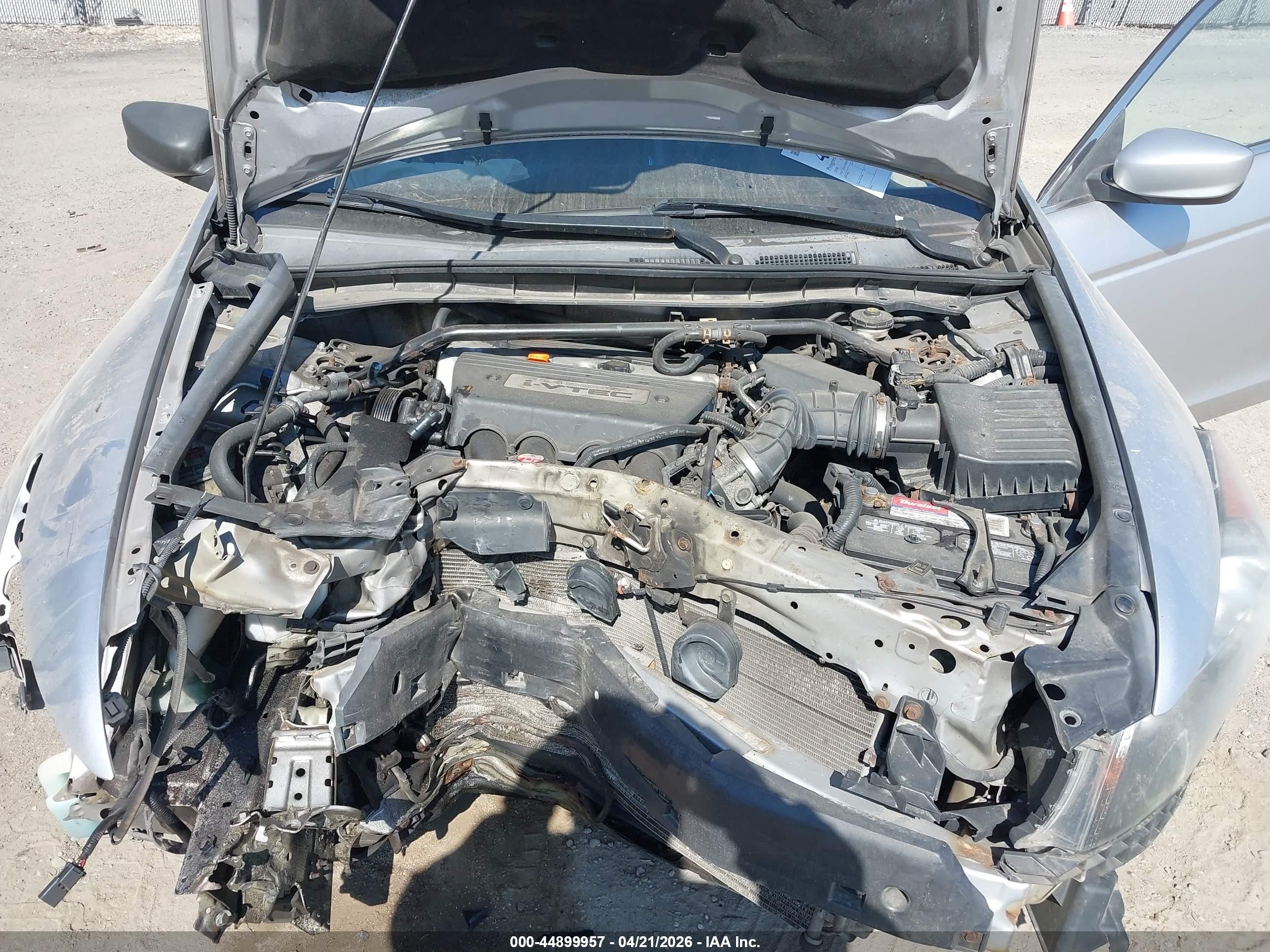 2008 Honda Accord 2.4 Ex-l Silver vin: 1HGCP26878A013689