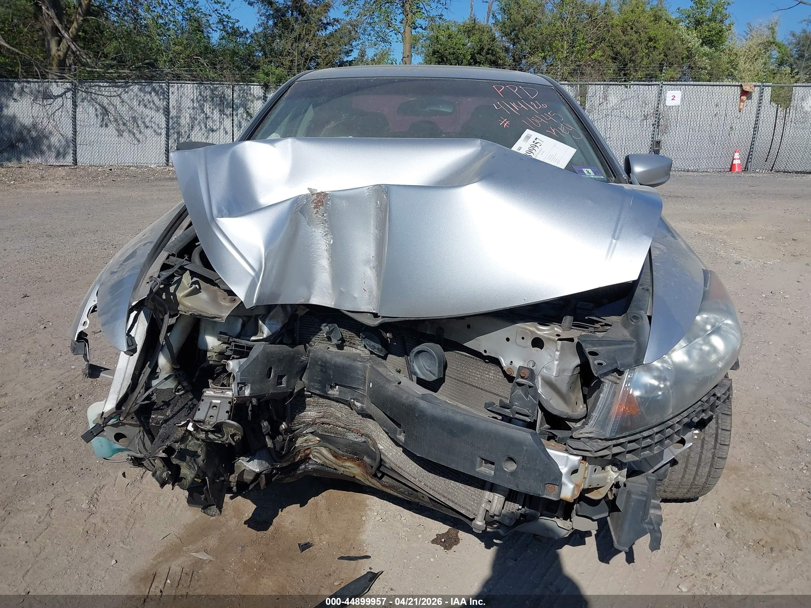 2008 Honda Accord 2.4 Ex-l Silver vin: 1HGCP26878A013689