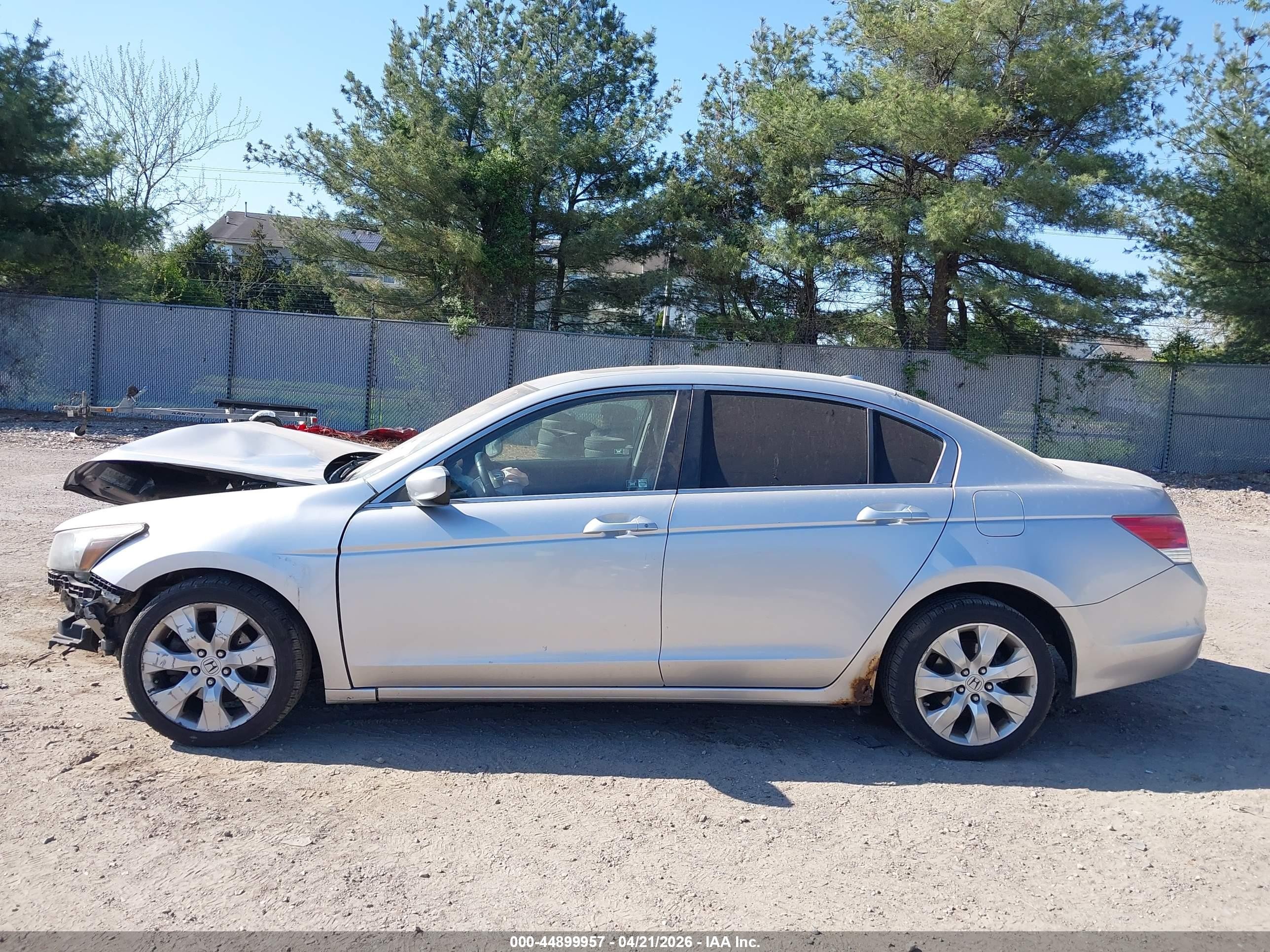2008 Honda Accord 2.4 Ex-l Silver vin: 1HGCP26878A013689