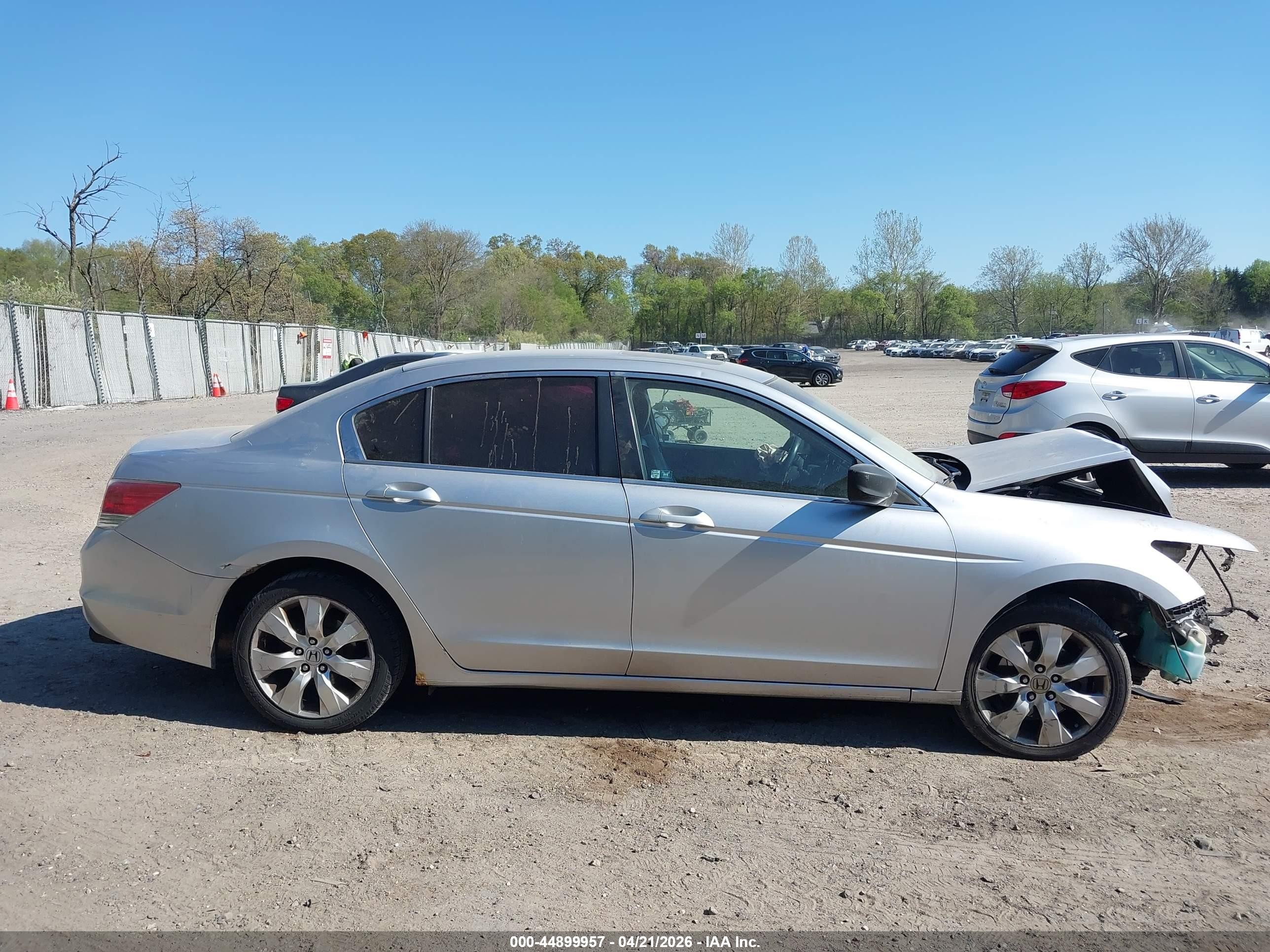 2008 Honda Accord 2.4 Ex-l Silver vin: 1HGCP26878A013689
