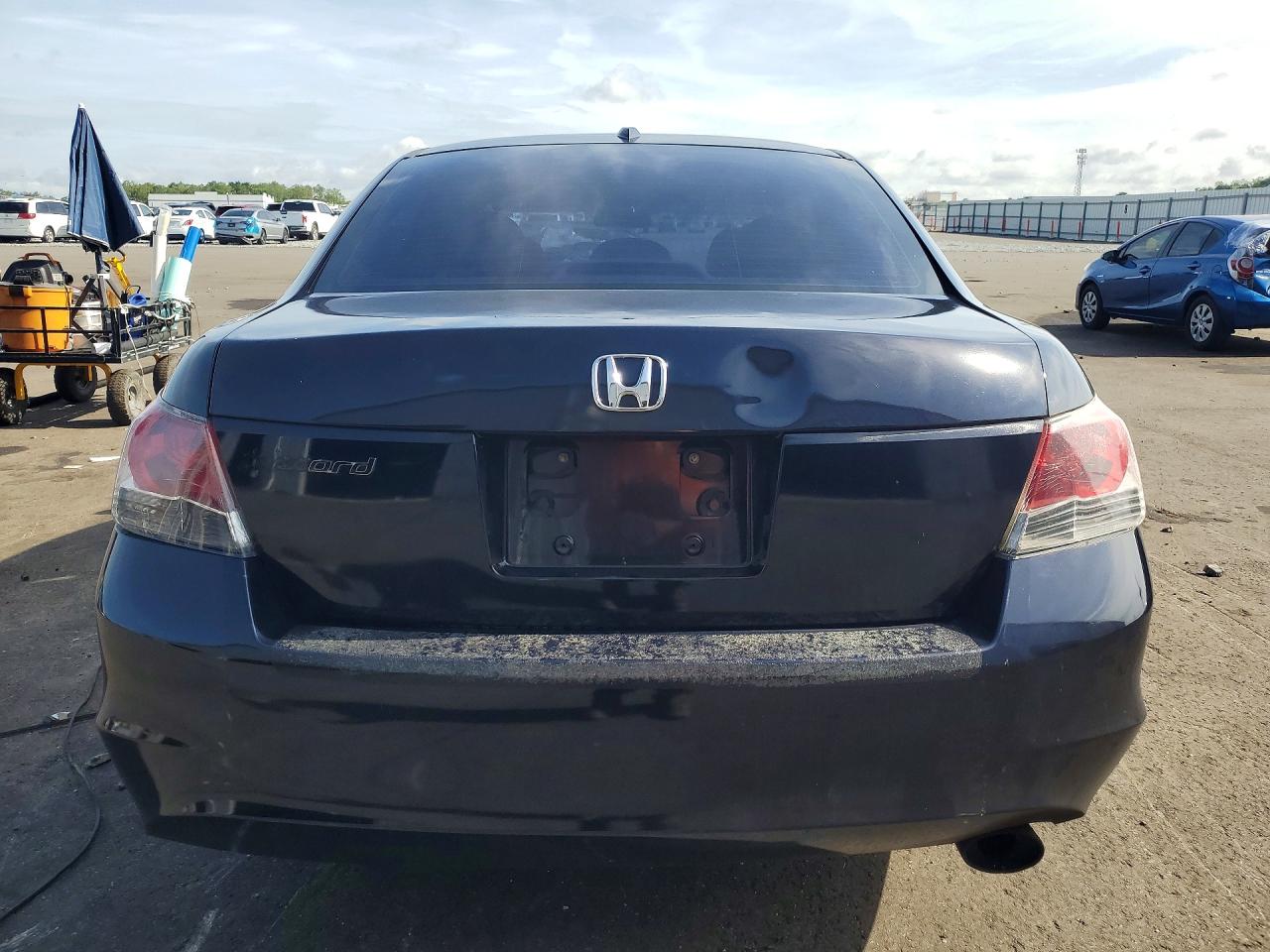 2008 Honda Accord Exl Blue vin: 1HGCP26878A026376