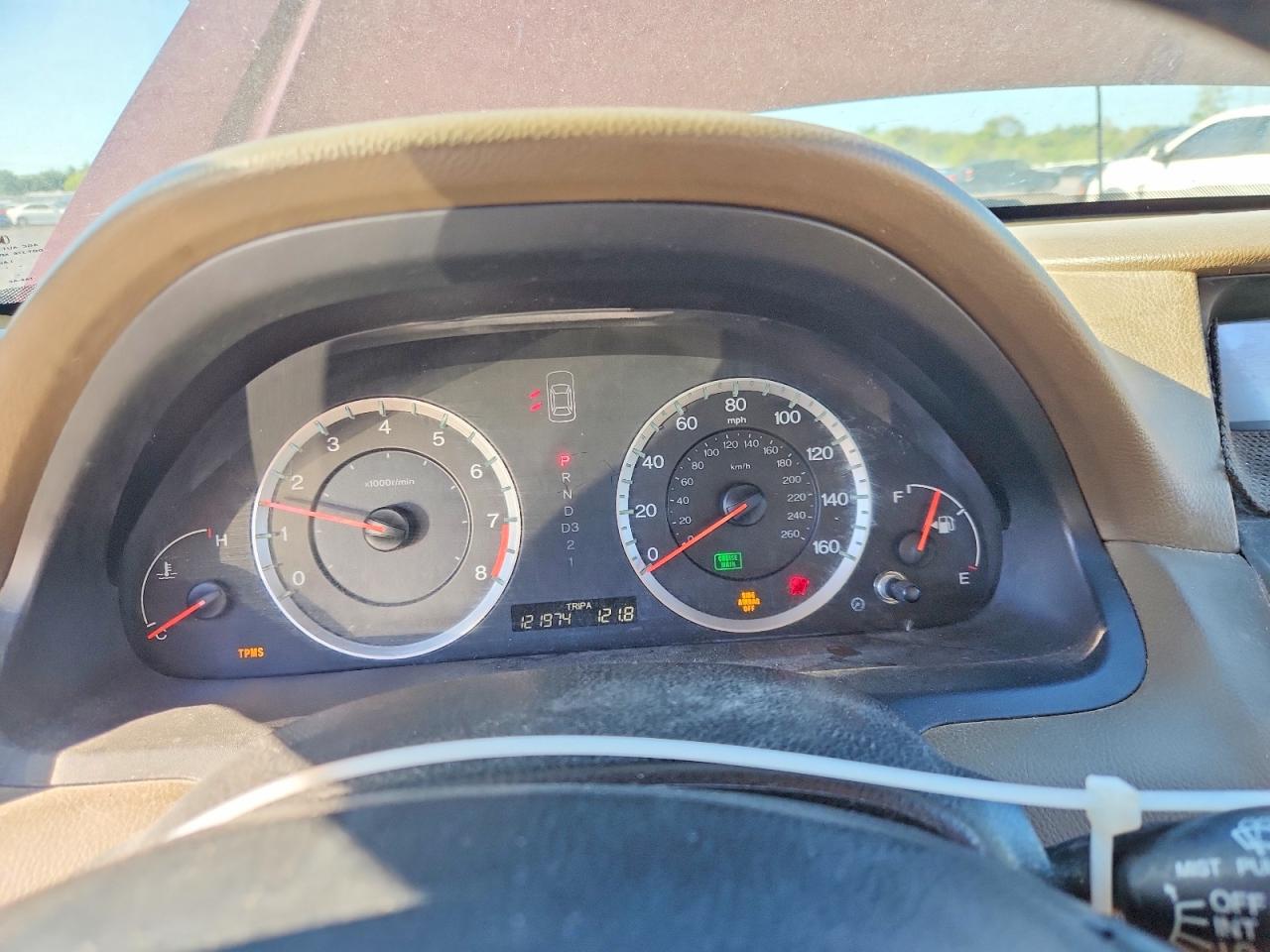 2008 Honda Accord Exl Burgundy vin: 1HGCP26878A054307