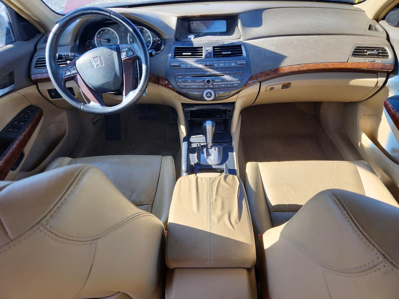 2008 Honda Accord Exl Burgundy vin: 1HGCP26878A054307