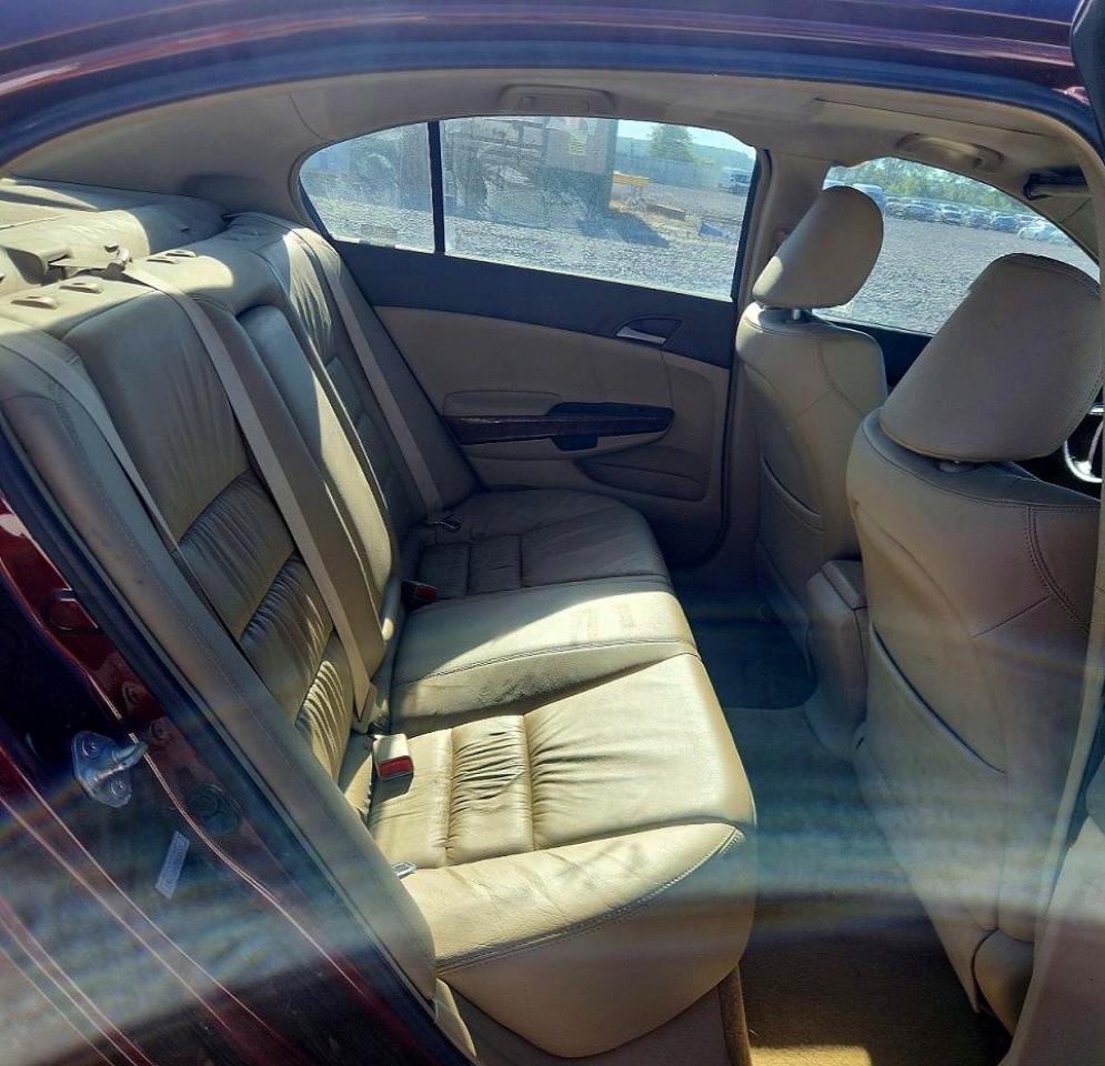 2008 Honda Accord Exl Burgundy vin: 1HGCP26878A054307