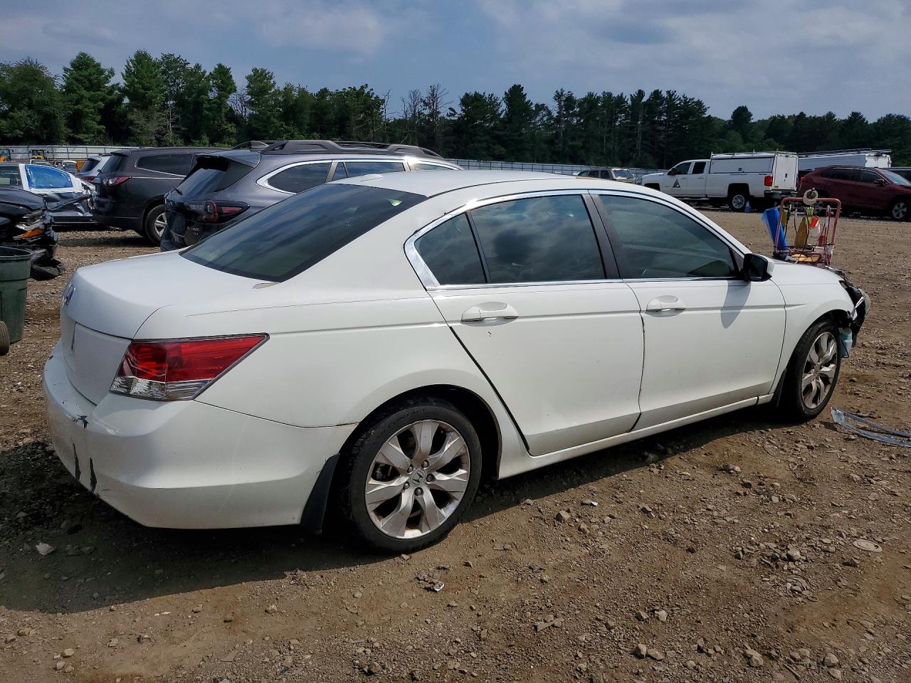 2008 Honda Accord Exl Белый vin: 1HGCP26878A059037