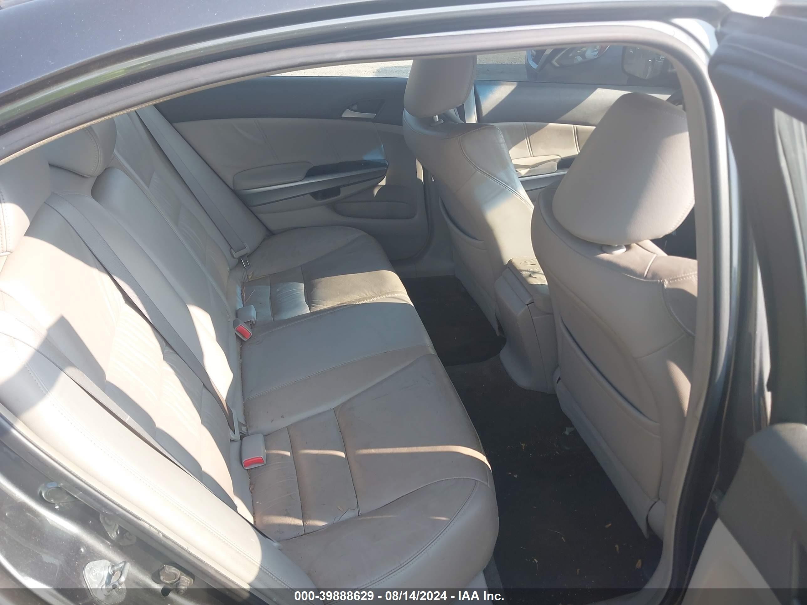 2008 Honda Accord 2.4 Ex-l Gray vin: 1HGCP26878A060592