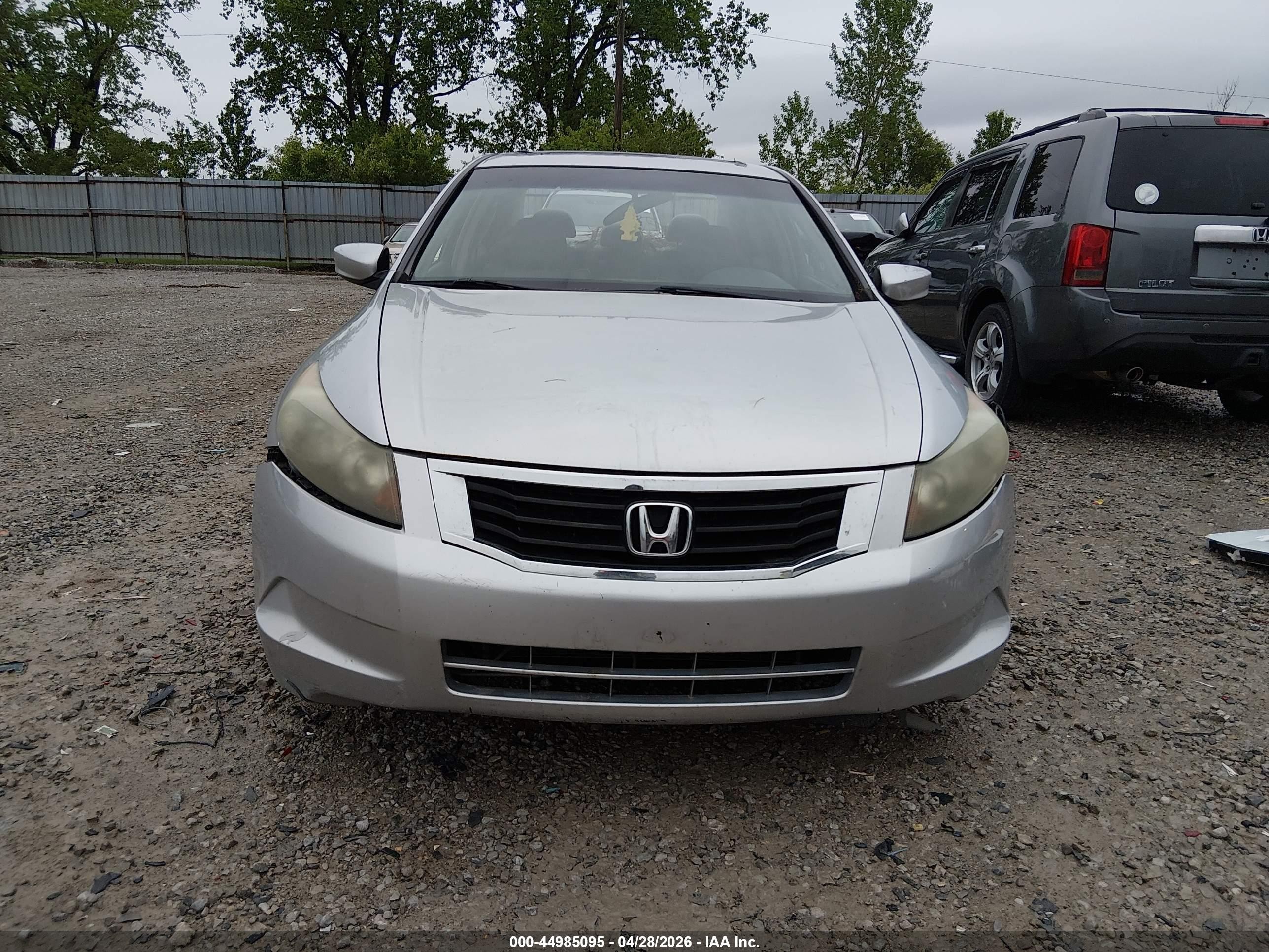 2008 Honda Accord 2.4 Ex-l Silver vin: 1HGCP26878A073780