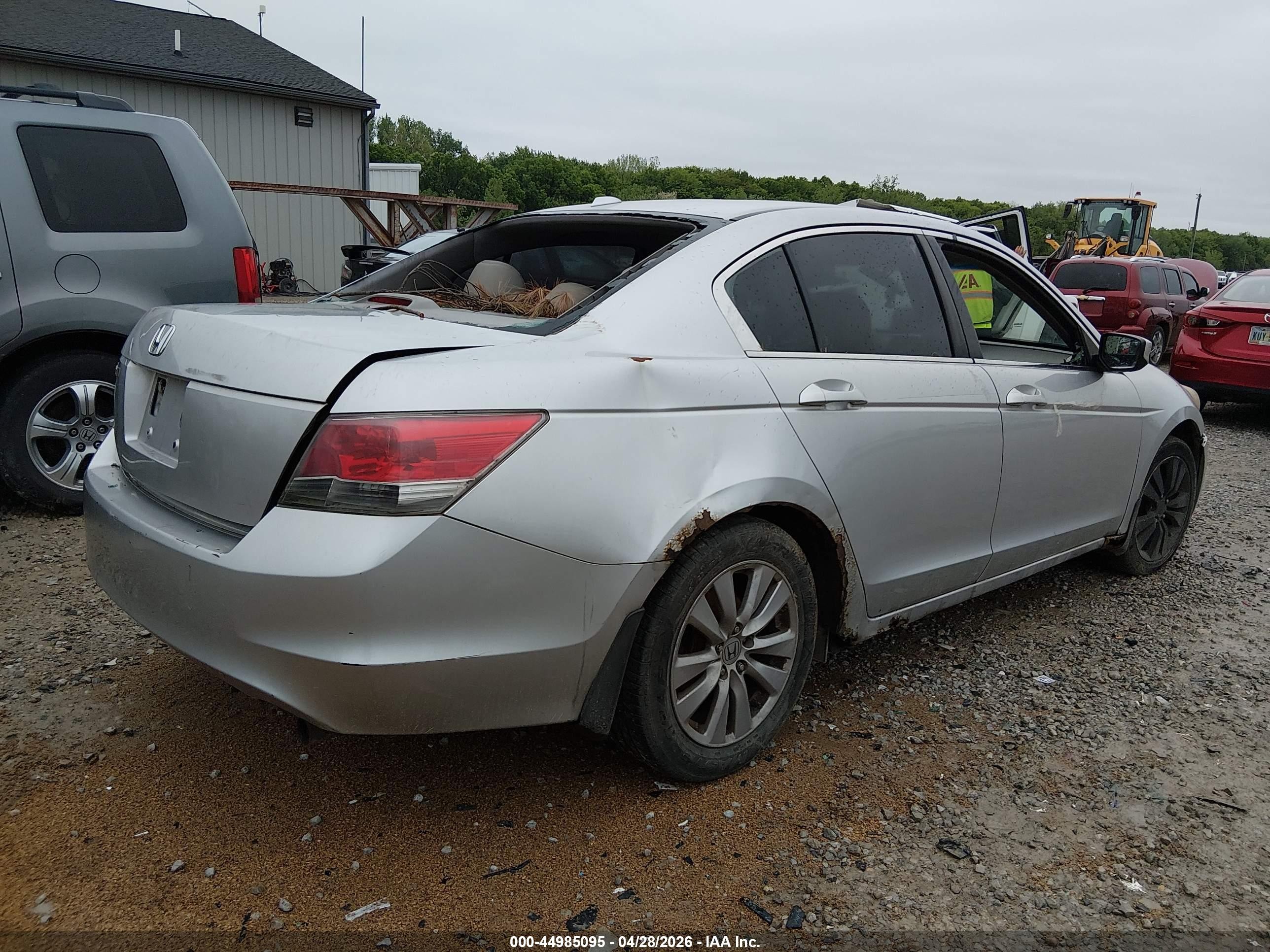 2008 Honda Accord 2.4 Ex-l Silver vin: 1HGCP26878A073780