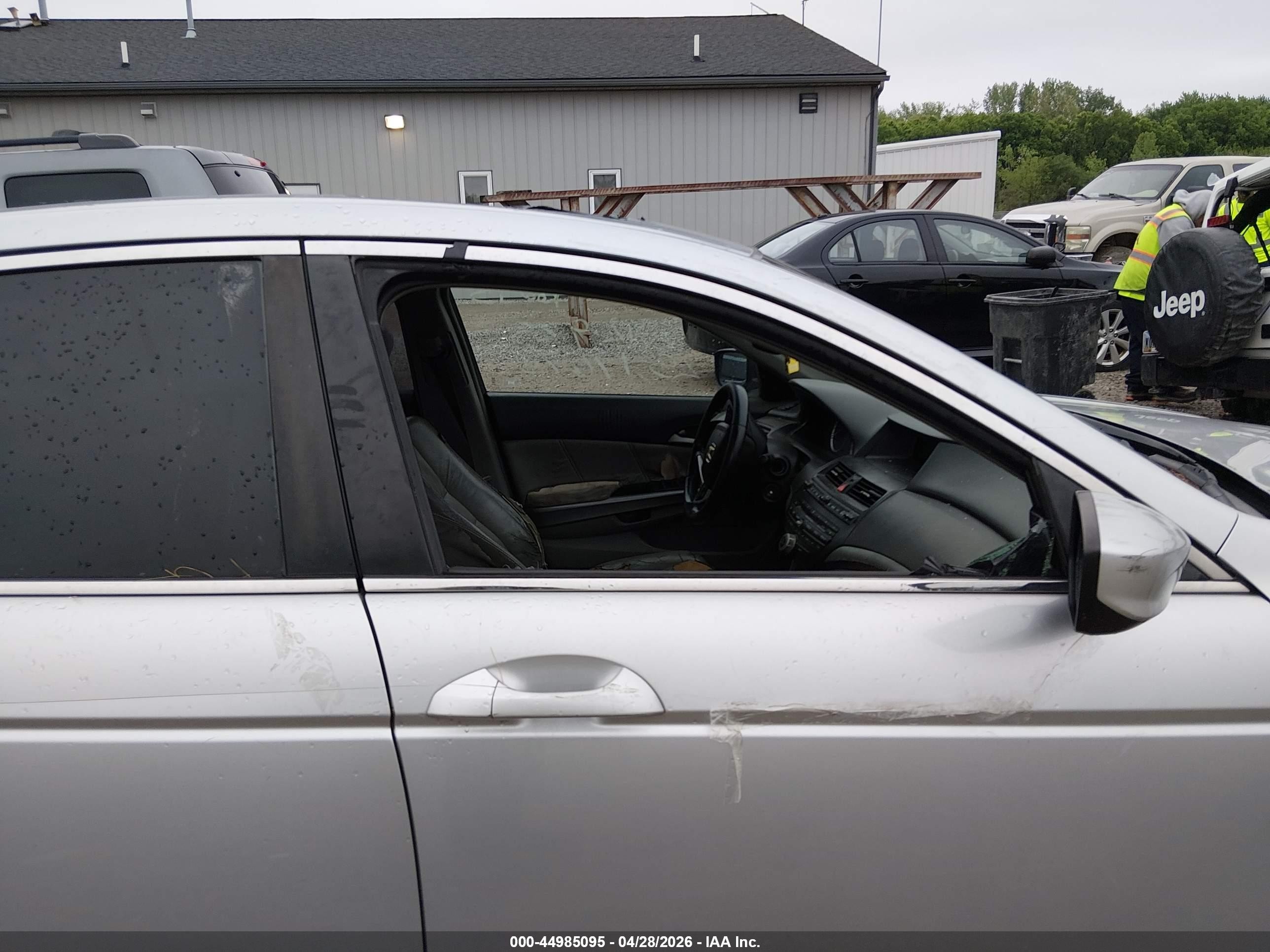 2008 Honda Accord 2.4 Ex-l Silver vin: 1HGCP26878A073780