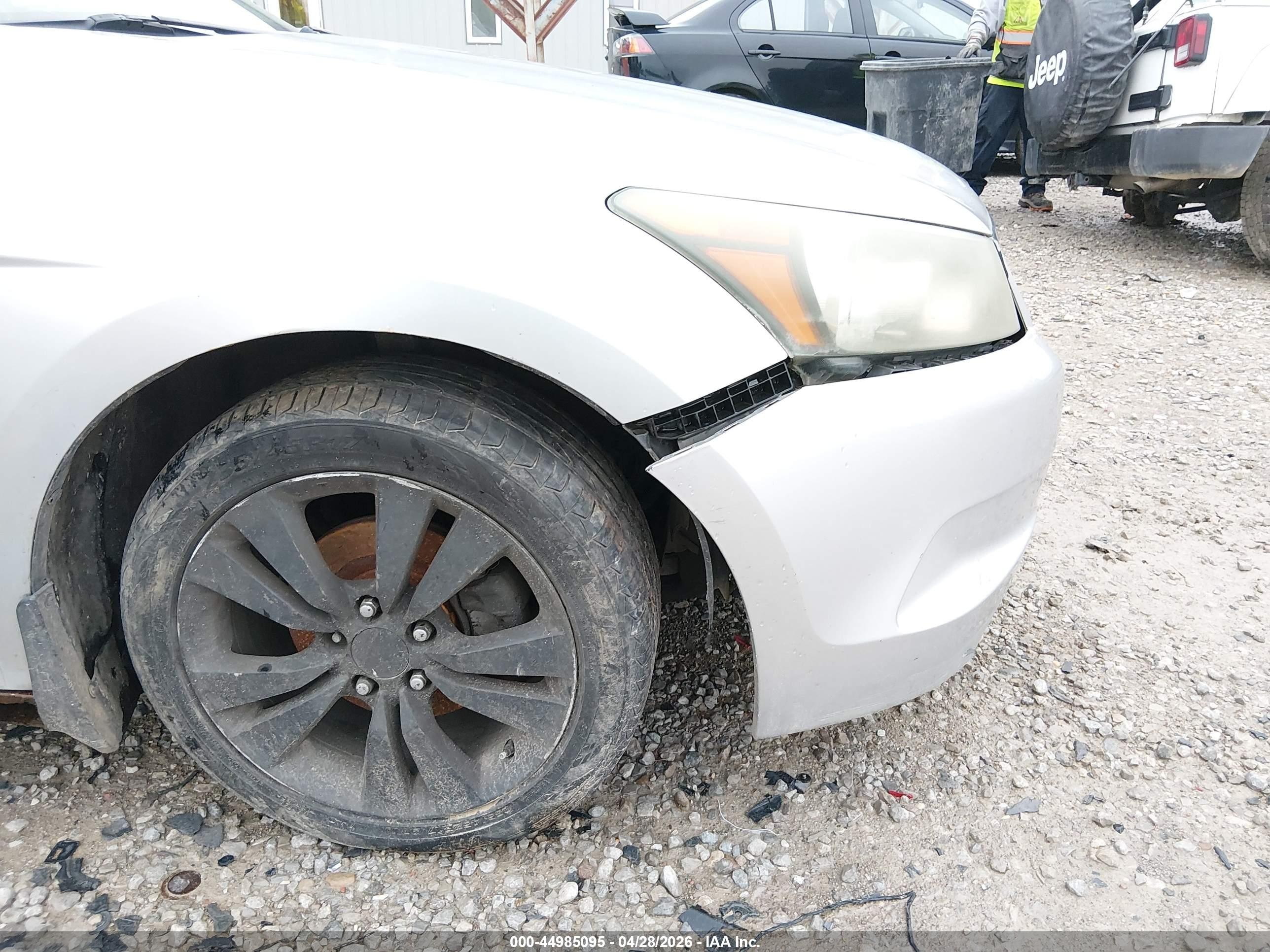 2008 Honda Accord 2.4 Ex-l Silver vin: 1HGCP26878A073780