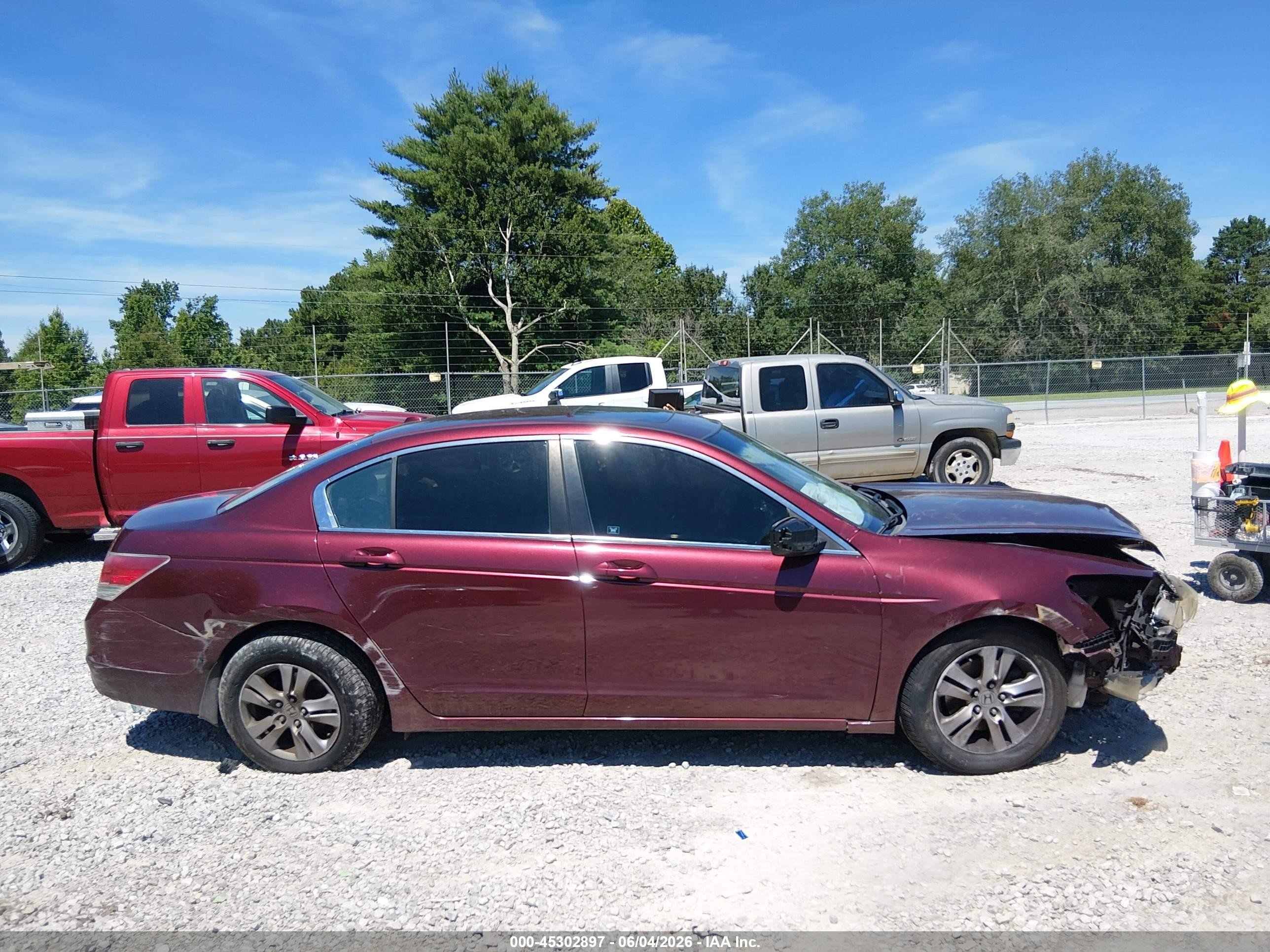 2008 Honda Accord 2.4 Ex-l Maroon vin: 1HGCP26878A079322