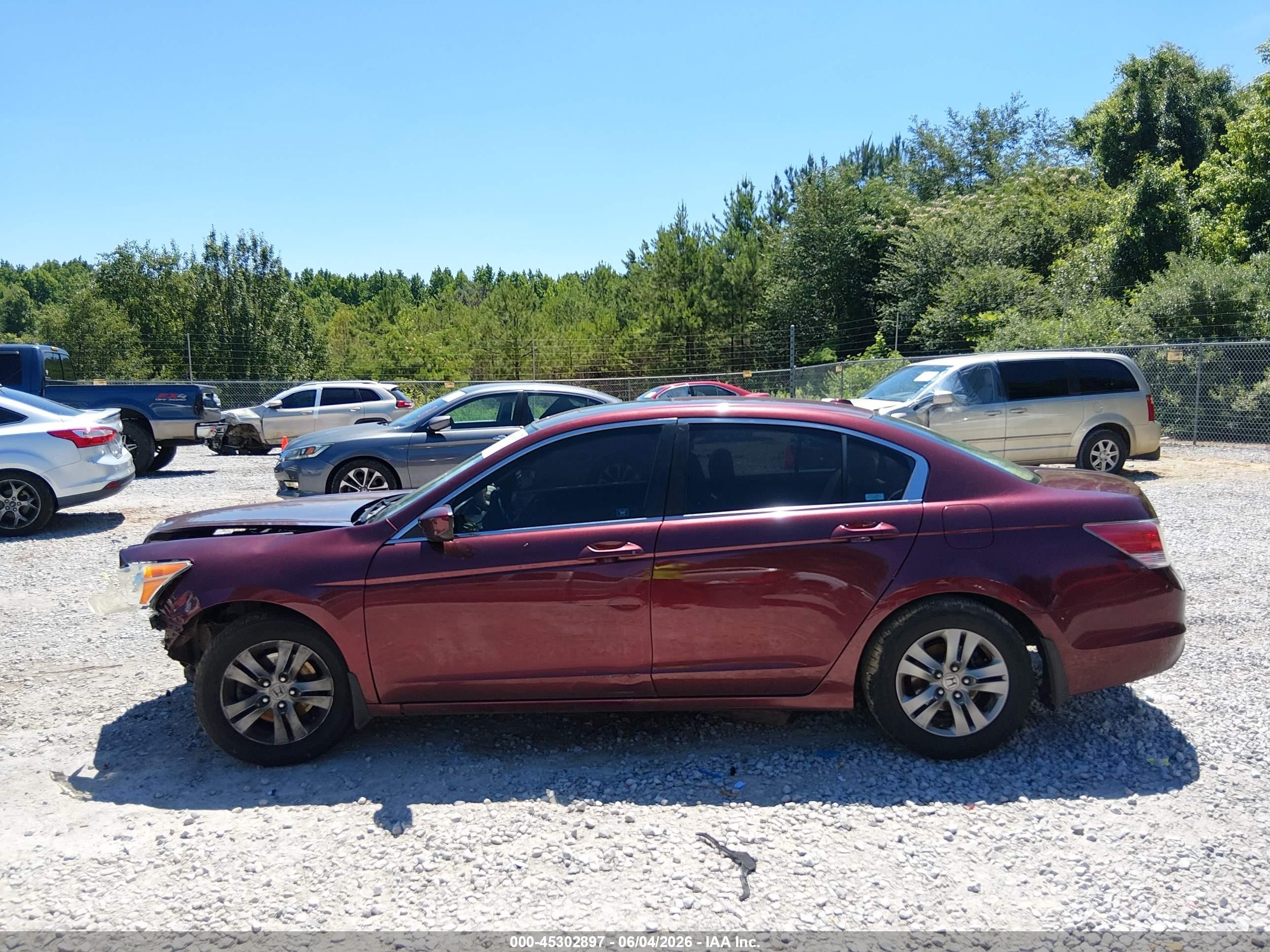 2008 Honda Accord 2.4 Ex-l Maroon vin: 1HGCP26878A079322