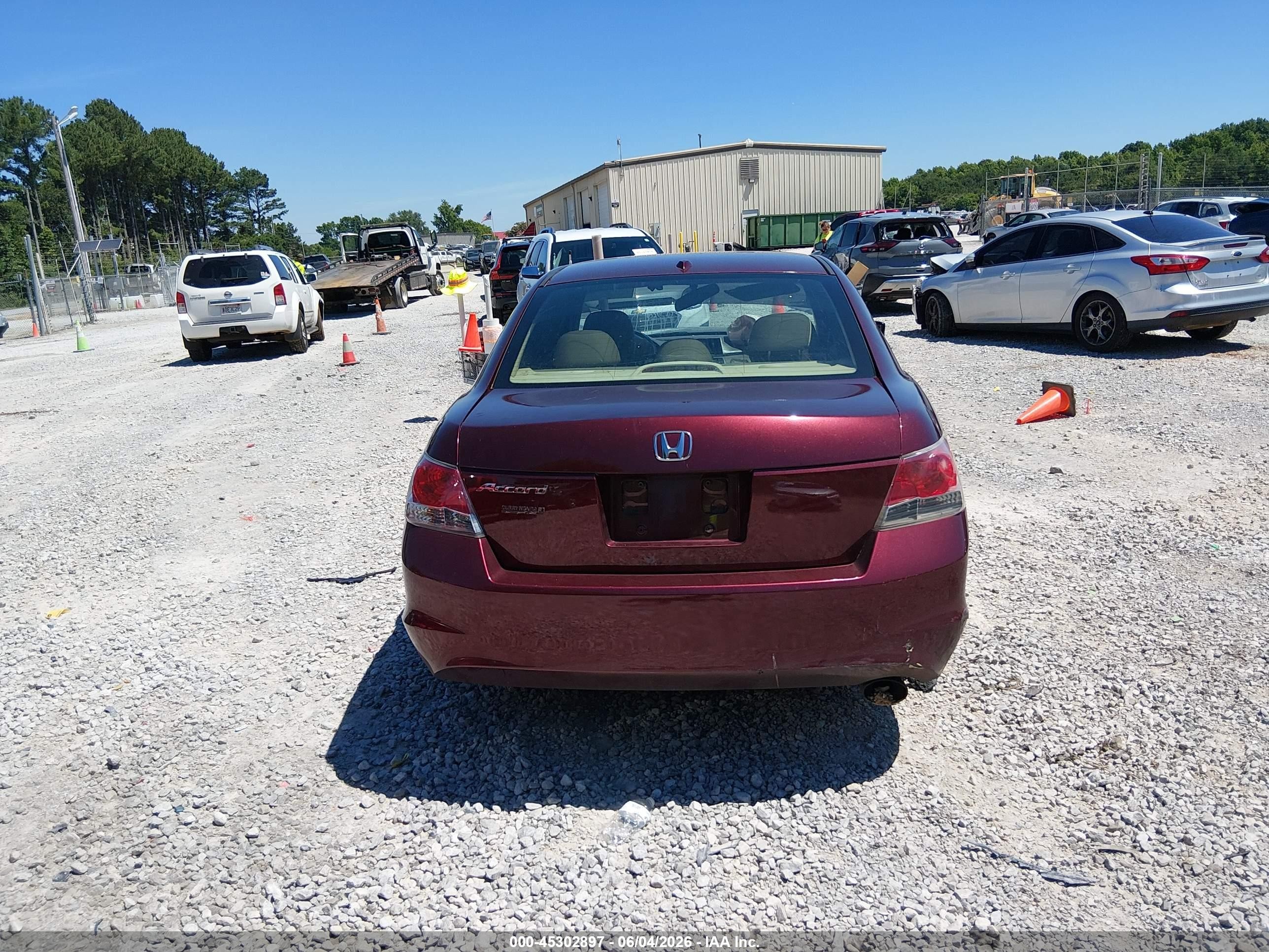 2008 Honda Accord 2.4 Ex-l Maroon vin: 1HGCP26878A079322