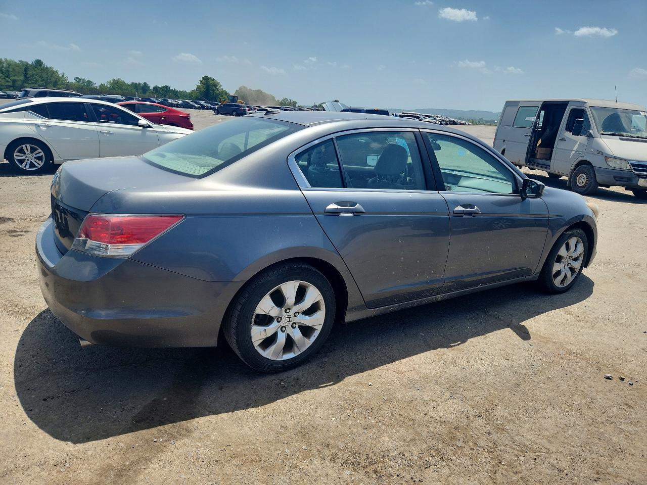 2008 Honda Accord Exl Серый vin: 1HGCP26878A087484
