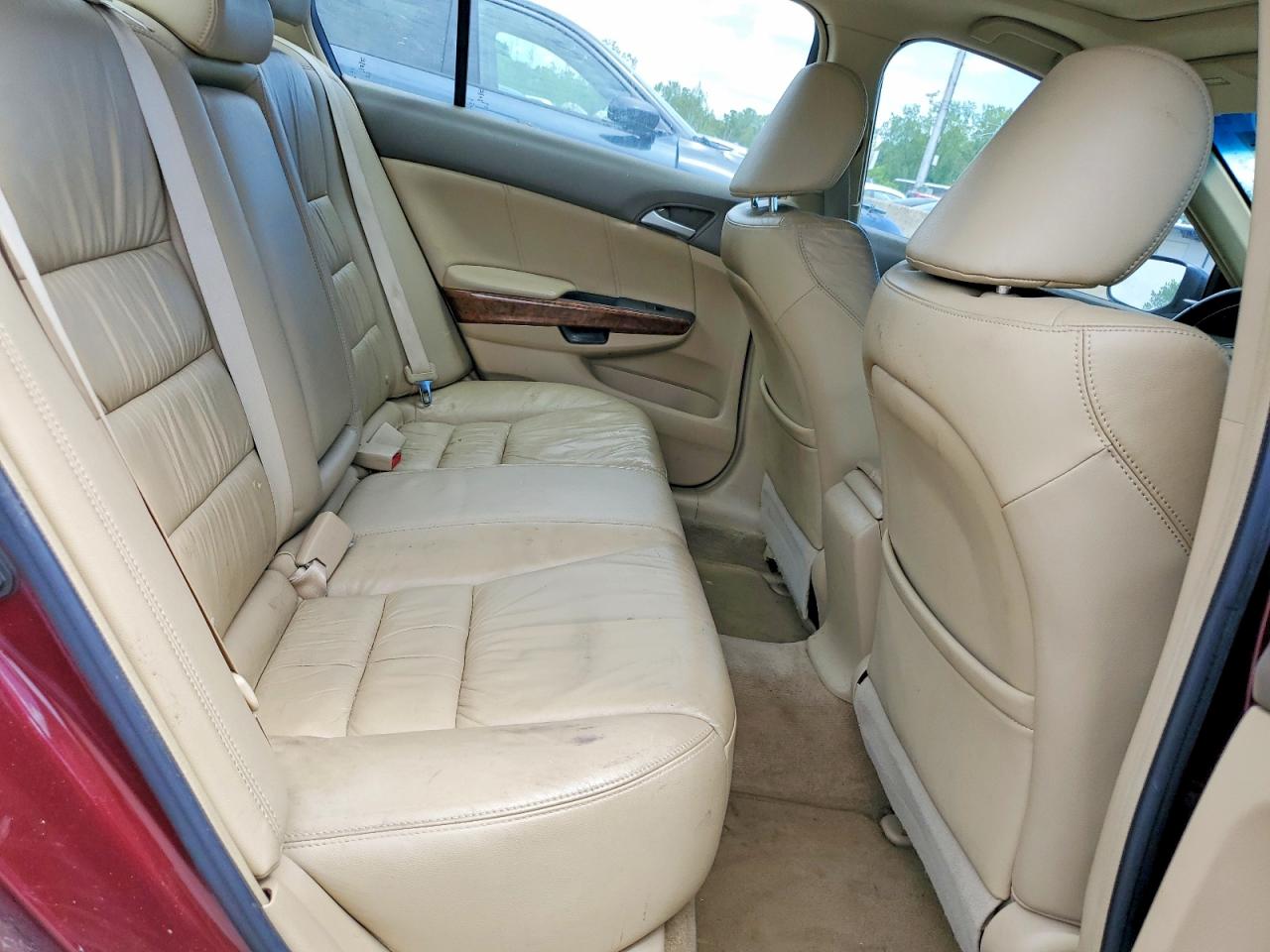 2008 Honda Accord Exl Maroon vin: 1HGCP26878A088361