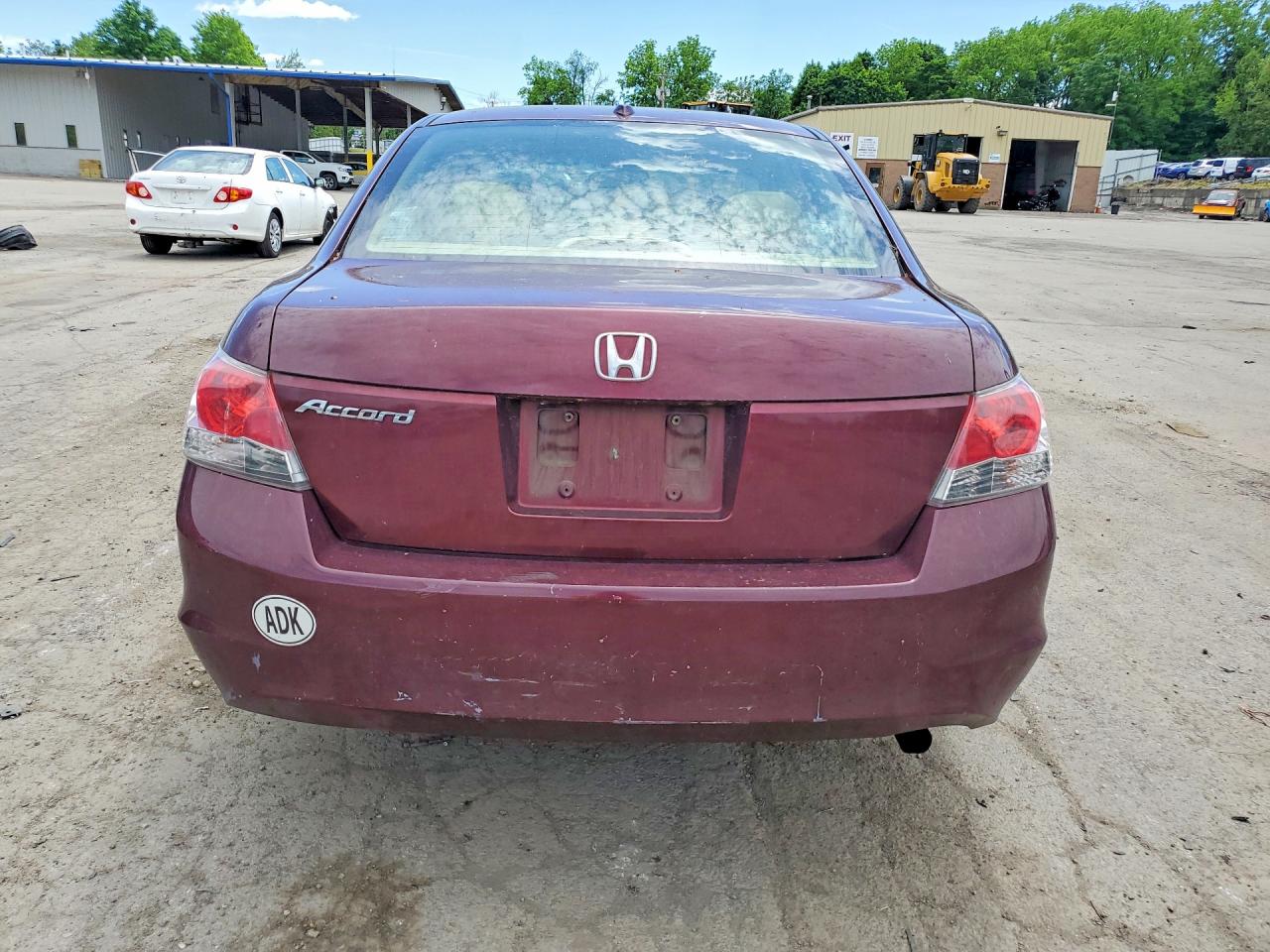 2008 Honda Accord Exl Maroon vin: 1HGCP26878A088361
