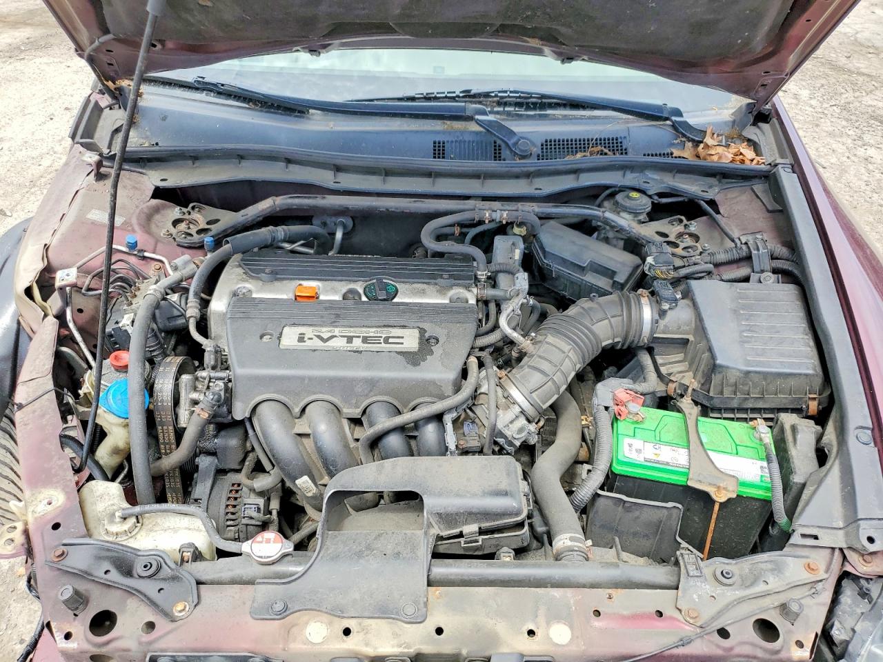 2008 Honda Accord Exl Maroon vin: 1HGCP26878A088361
