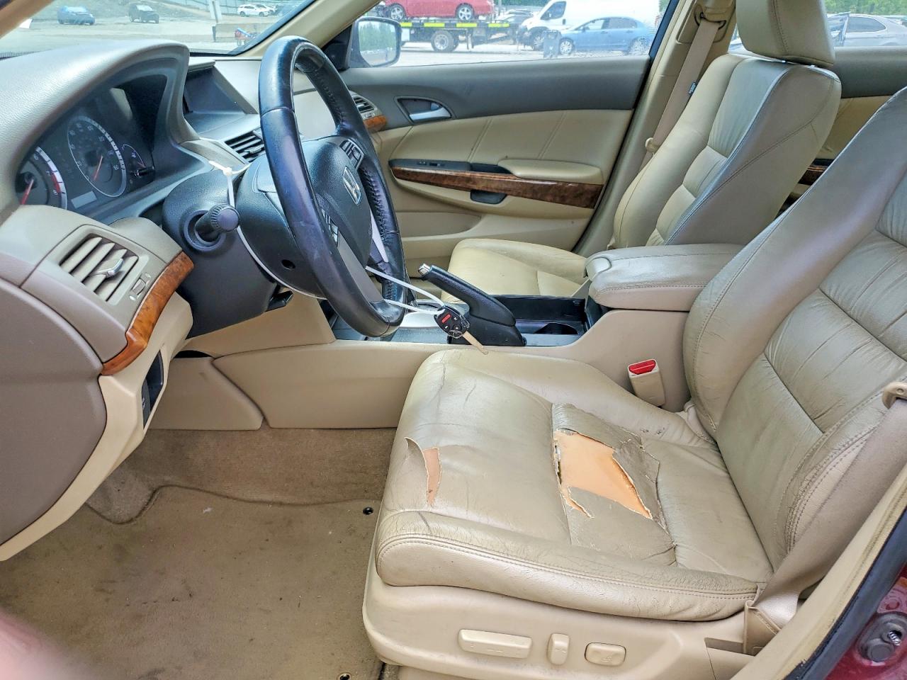 2008 Honda Accord Exl Maroon vin: 1HGCP26878A088361