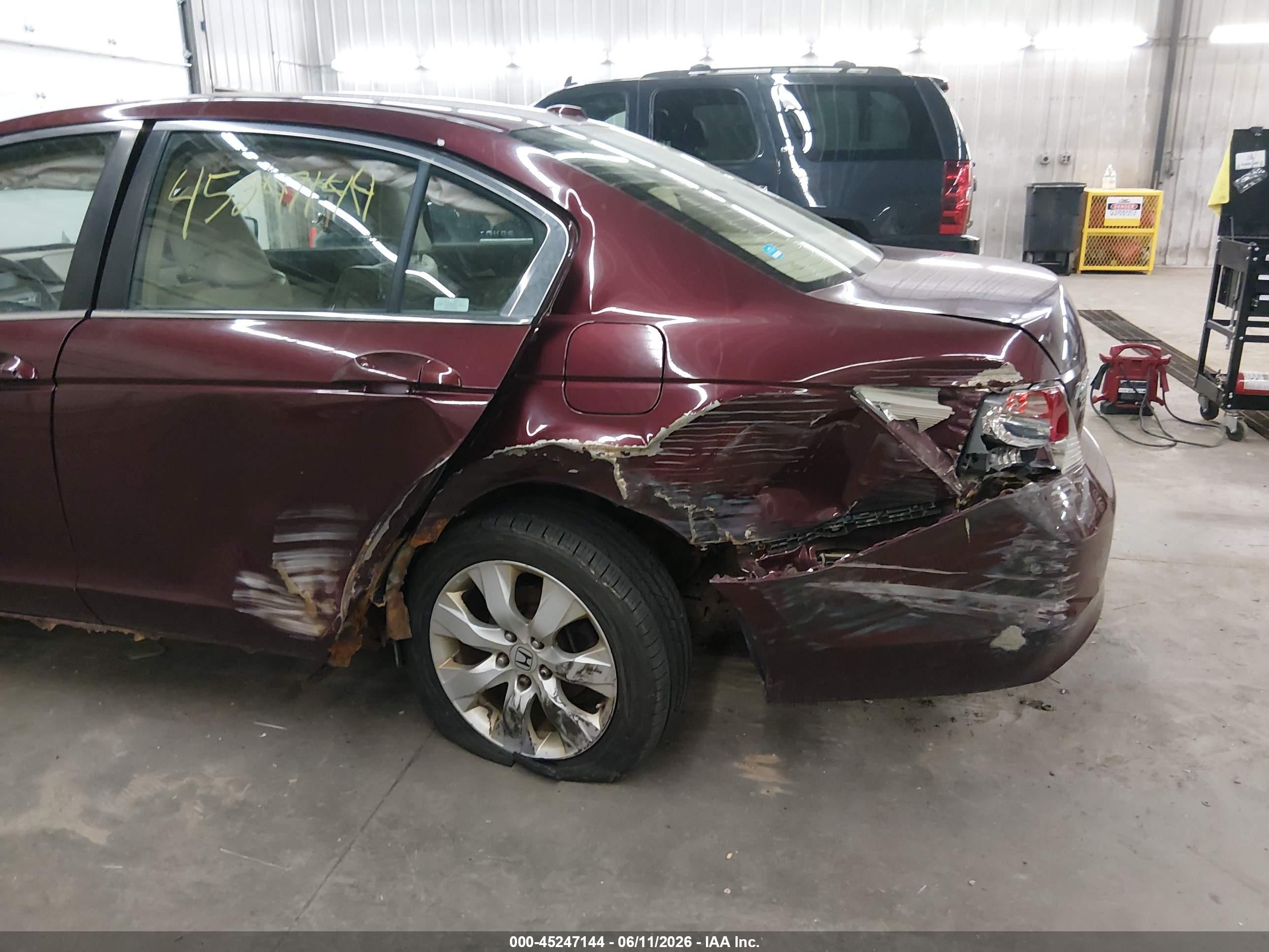 2008 Honda Accord 2.4 Ex-l Maroon vin: 1HGCP26878A100718