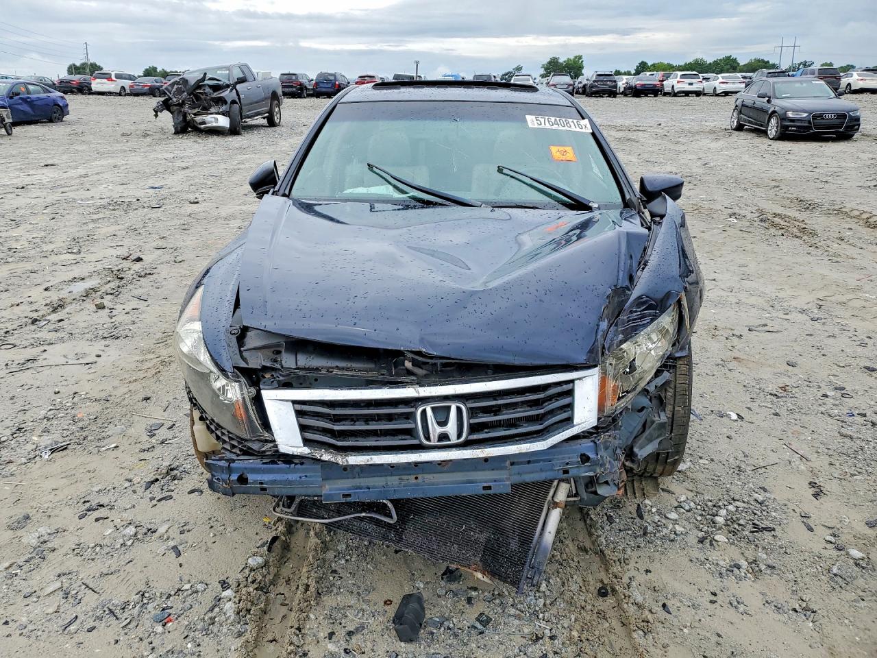 2008 Honda Accord Exl Blue vin: 1HGCP26878A158506