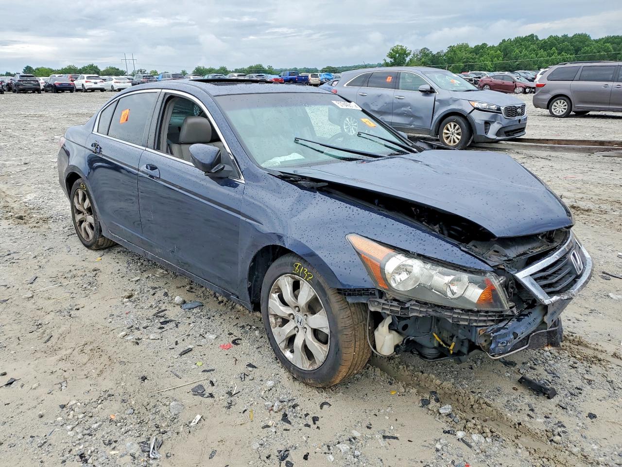 2008 Honda Accord Exl Blue vin: 1HGCP26878A158506
