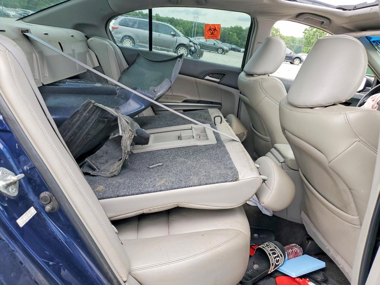 2008 Honda Accord Exl Blue vin: 1HGCP26878A158506