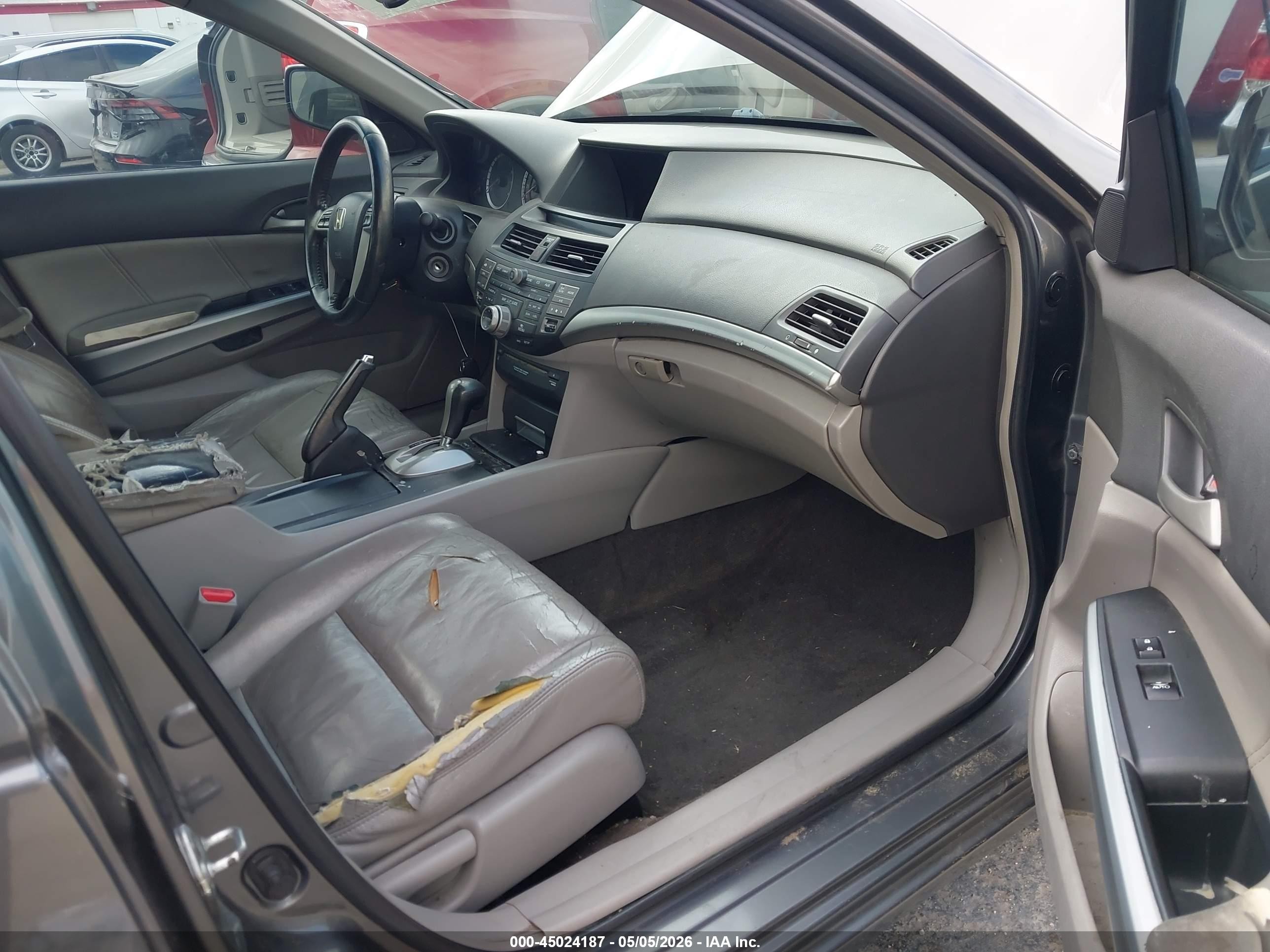 2009 Honda Accord 2.4 Ex-l Серый vin: 1HGCP26879A000698