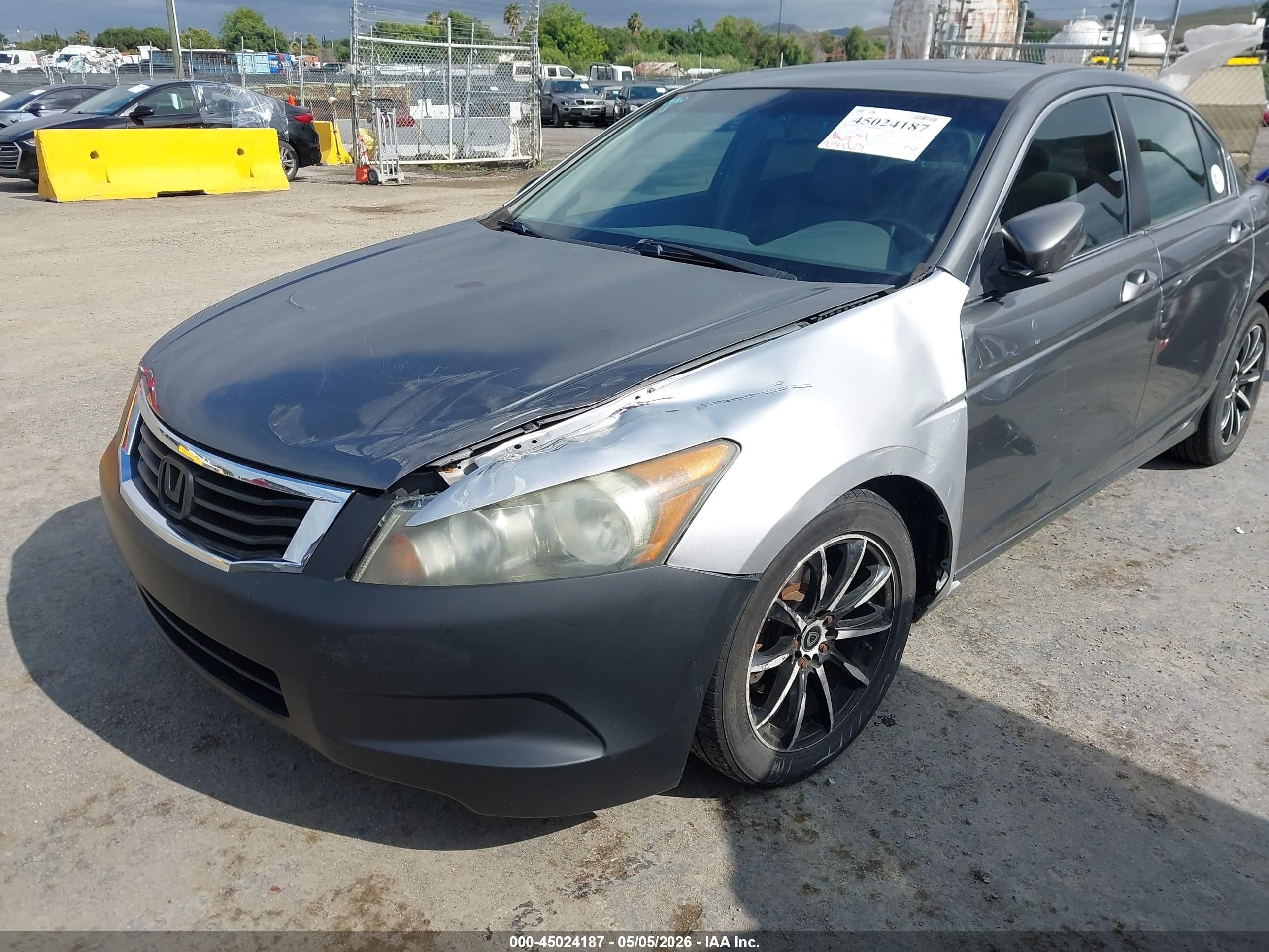 2009 Honda Accord 2.4 Ex-l Серый vin: 1HGCP26879A000698