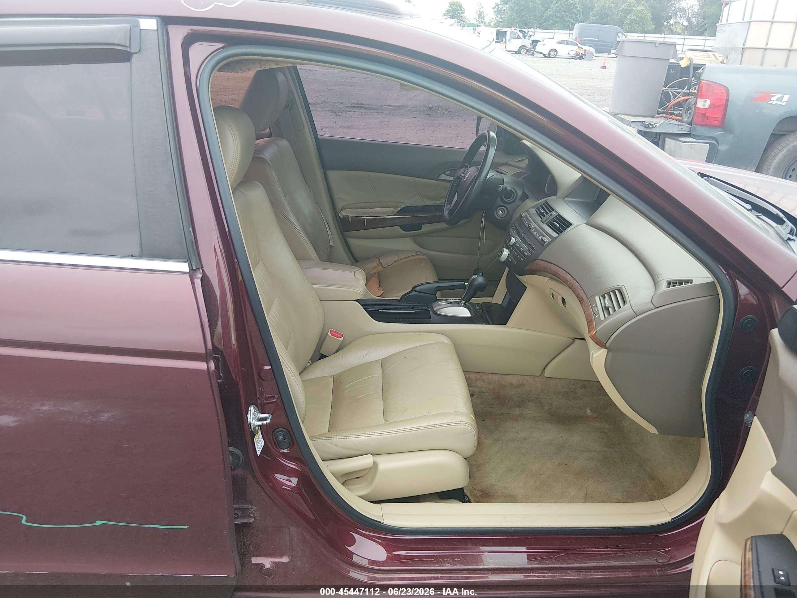 2009 Honda Accord 2.4 Ex-l Purple vin: 1HGCP26879A042174