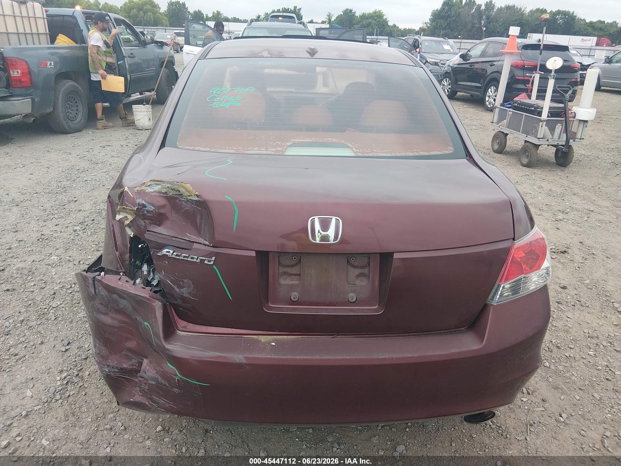 2009 Honda Accord 2.4 Ex-l Purple vin: 1HGCP26879A042174