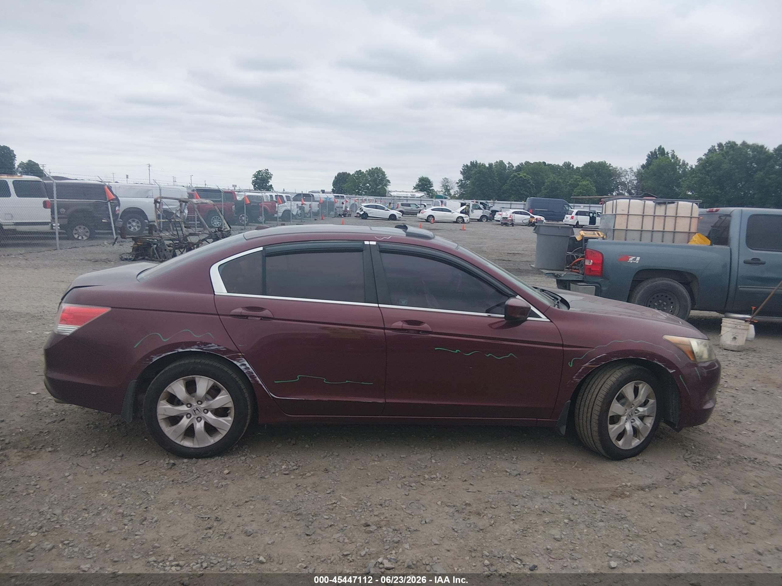 2009 Honda Accord 2.4 Ex-l Purple vin: 1HGCP26879A042174