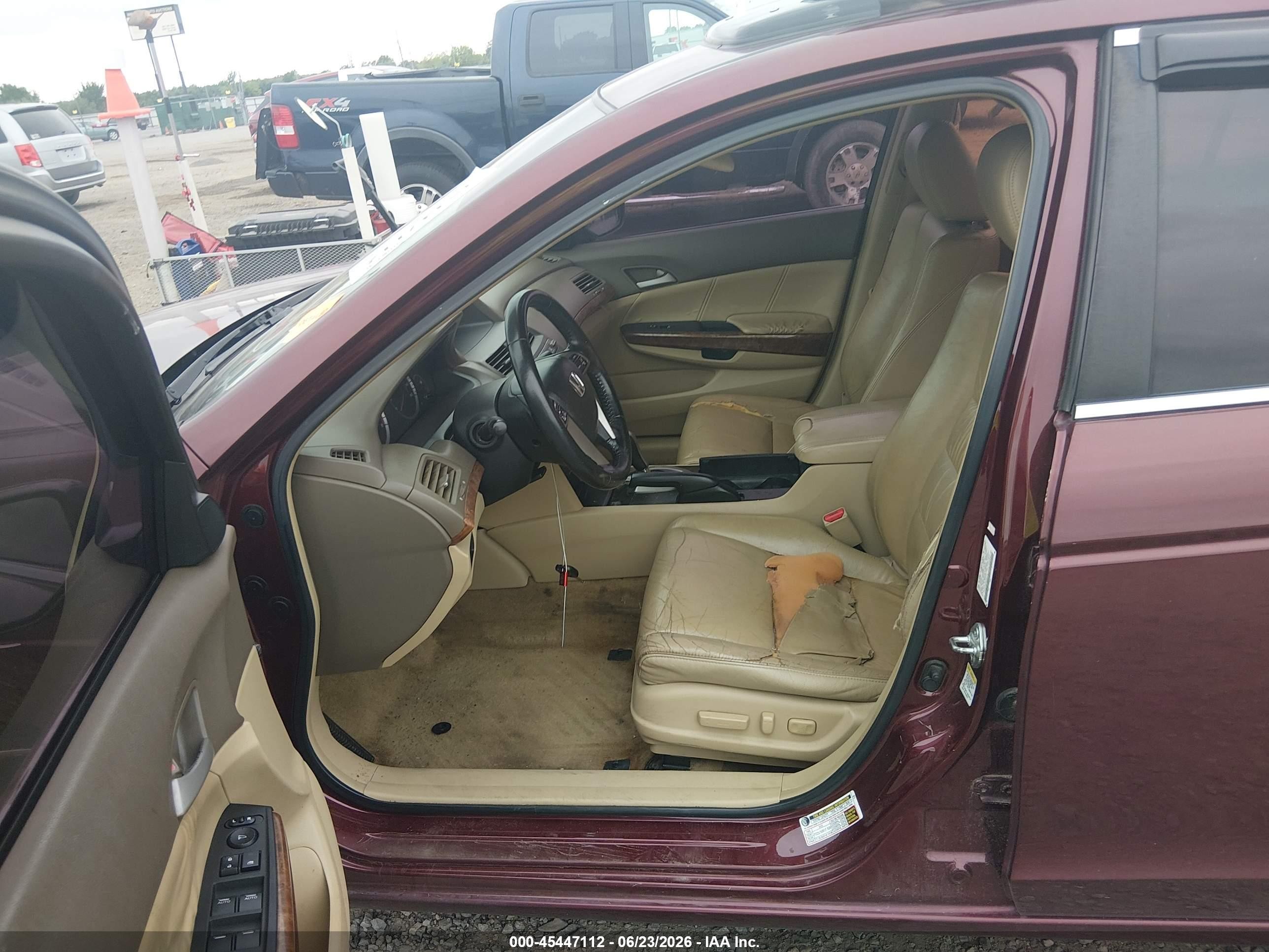 2009 Honda Accord 2.4 Ex-l Purple vin: 1HGCP26879A042174