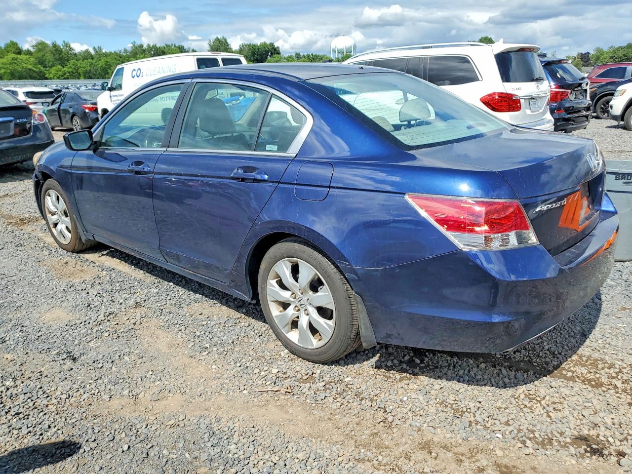 2009 Honda Accord Exl Blue vin: 1HGCP26879A067947