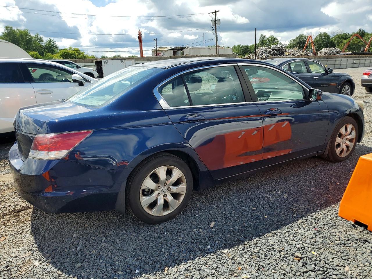 2009 Honda Accord Exl Blue vin: 1HGCP26879A067947