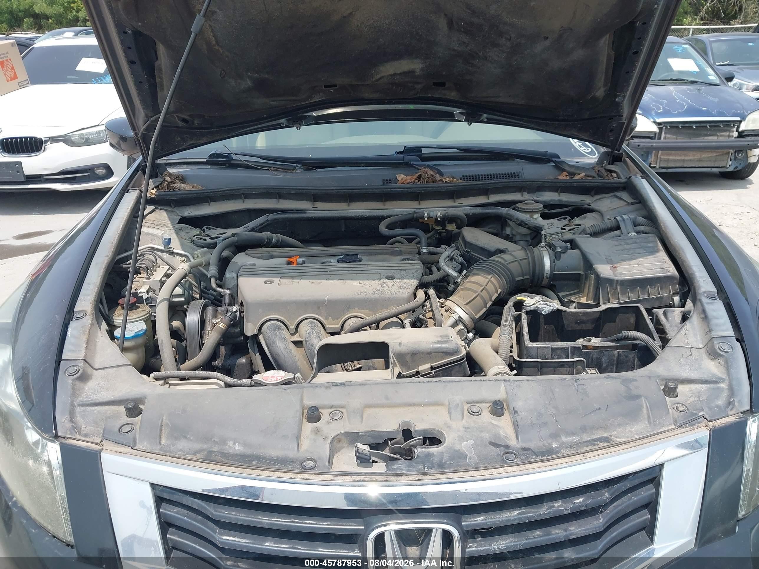 2009 Honda Accord 2.4 Ex-l Black vin: 1HGCP26879A102230
