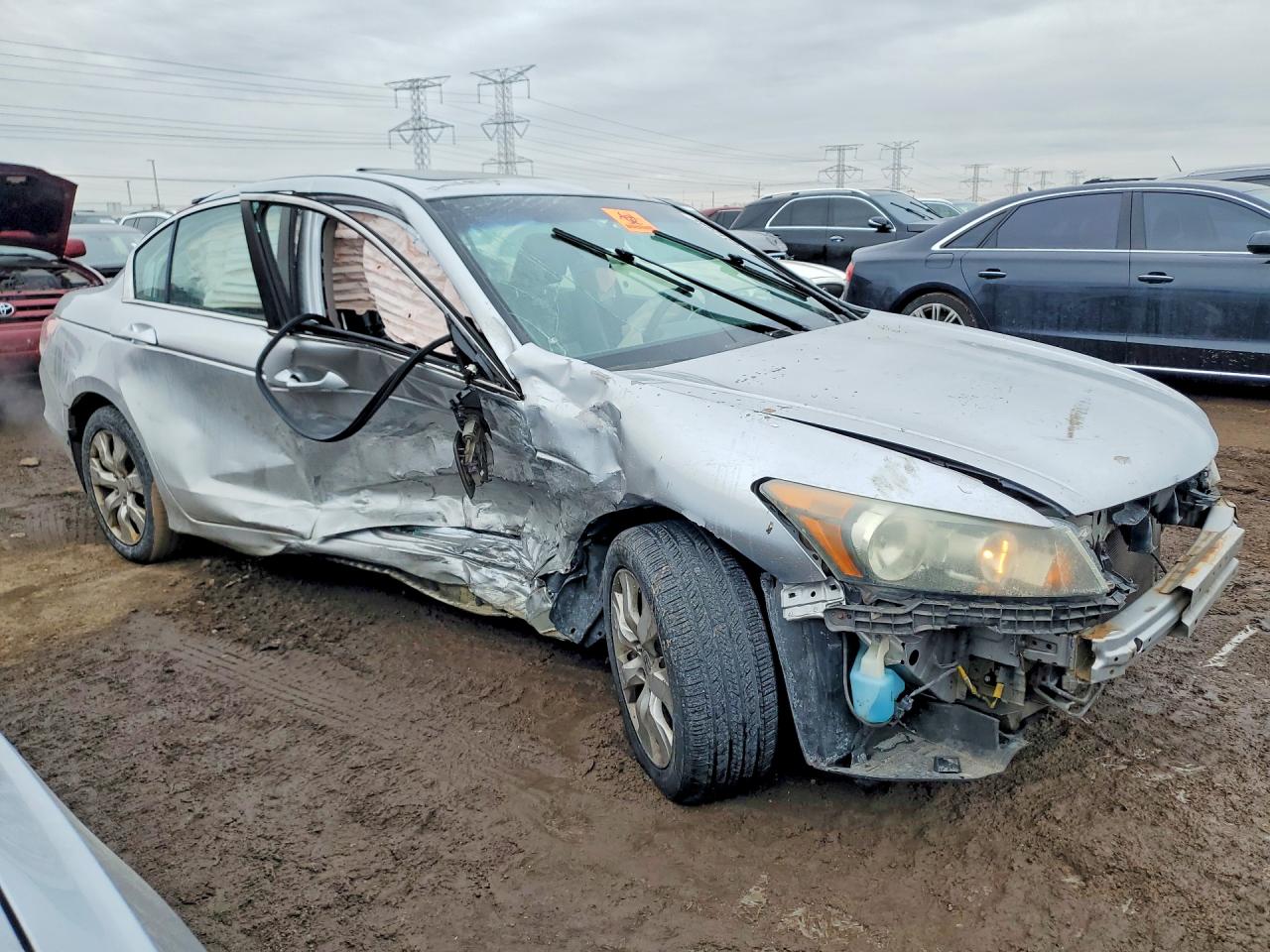 2009 Honda Accord Exl Silver vin: 1HGCP26879A106228