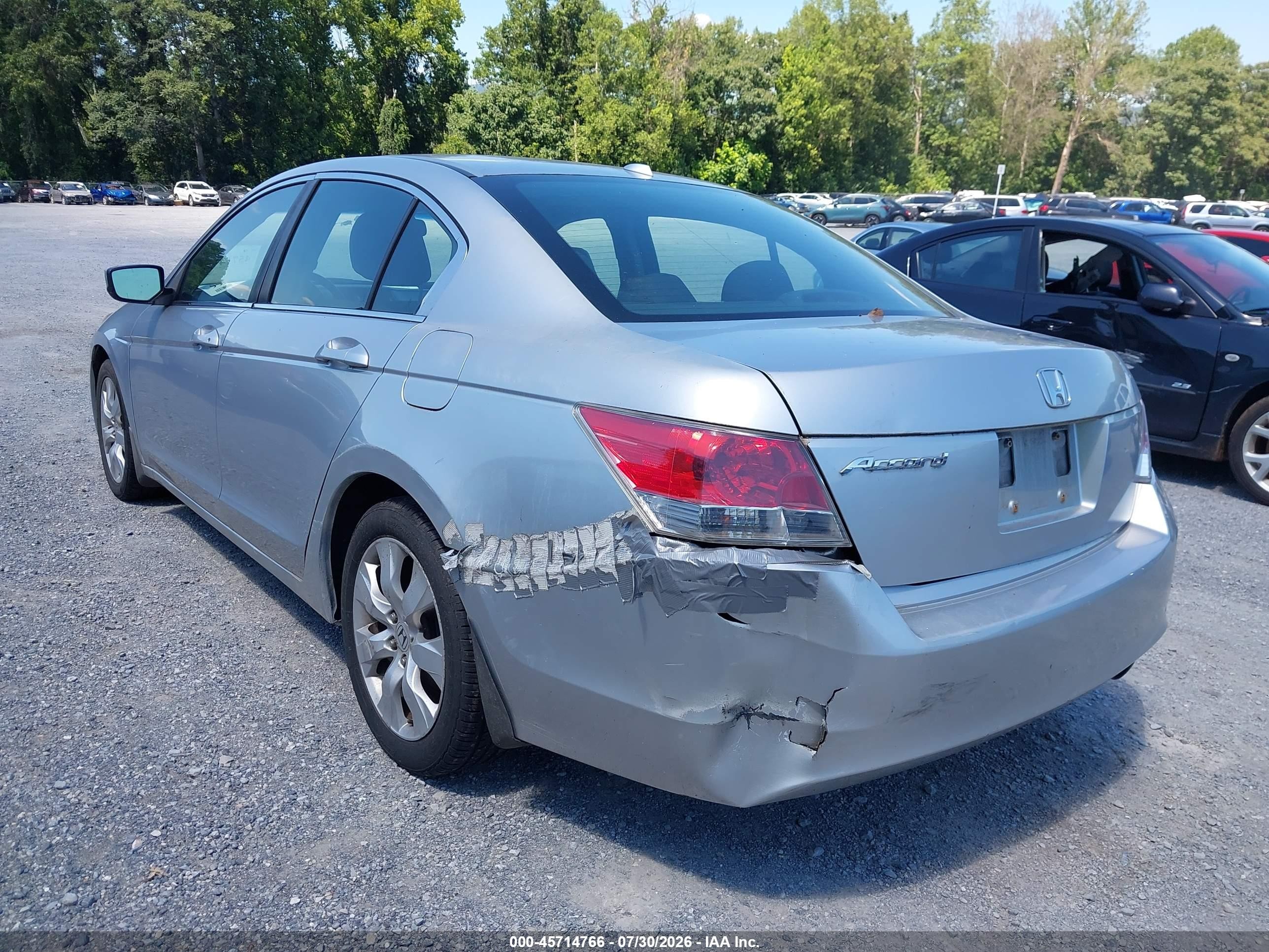 2009 Honda Accord 2.4 Ex-l Silver vin: 1HGCP26879A156904