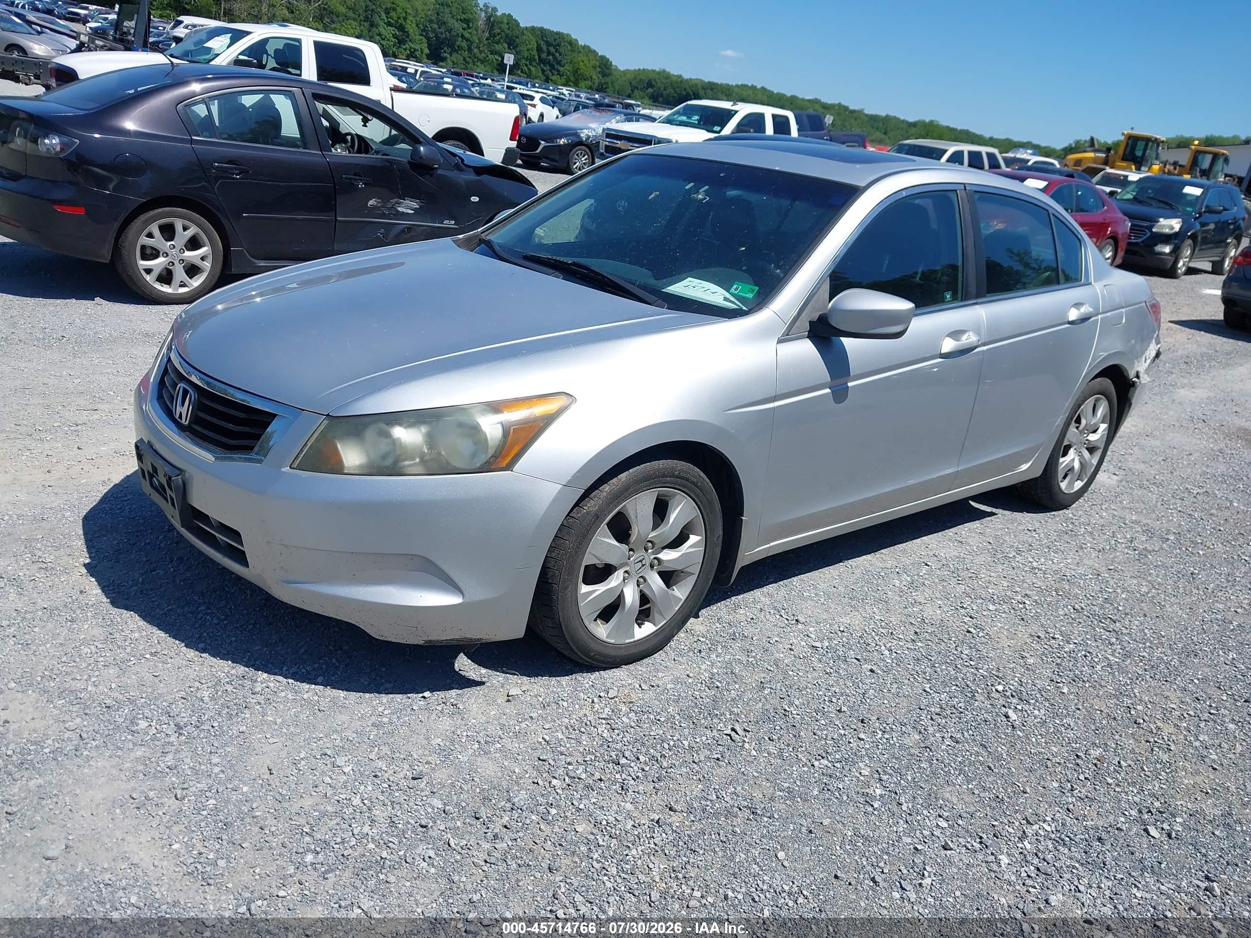 2009 Honda Accord 2.4 Ex-l Silver vin: 1HGCP26879A156904