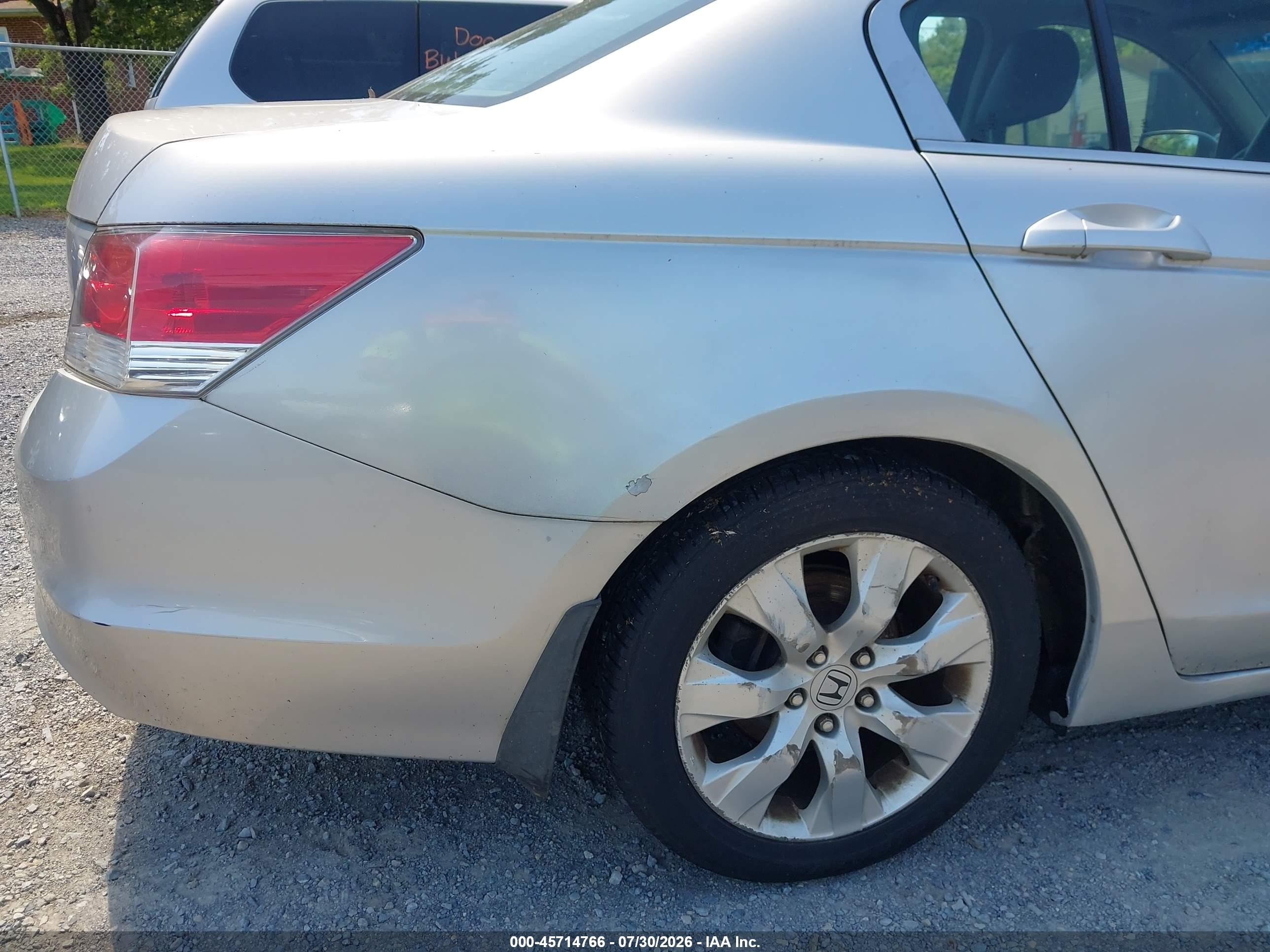 2009 Honda Accord 2.4 Ex-l Silver vin: 1HGCP26879A156904