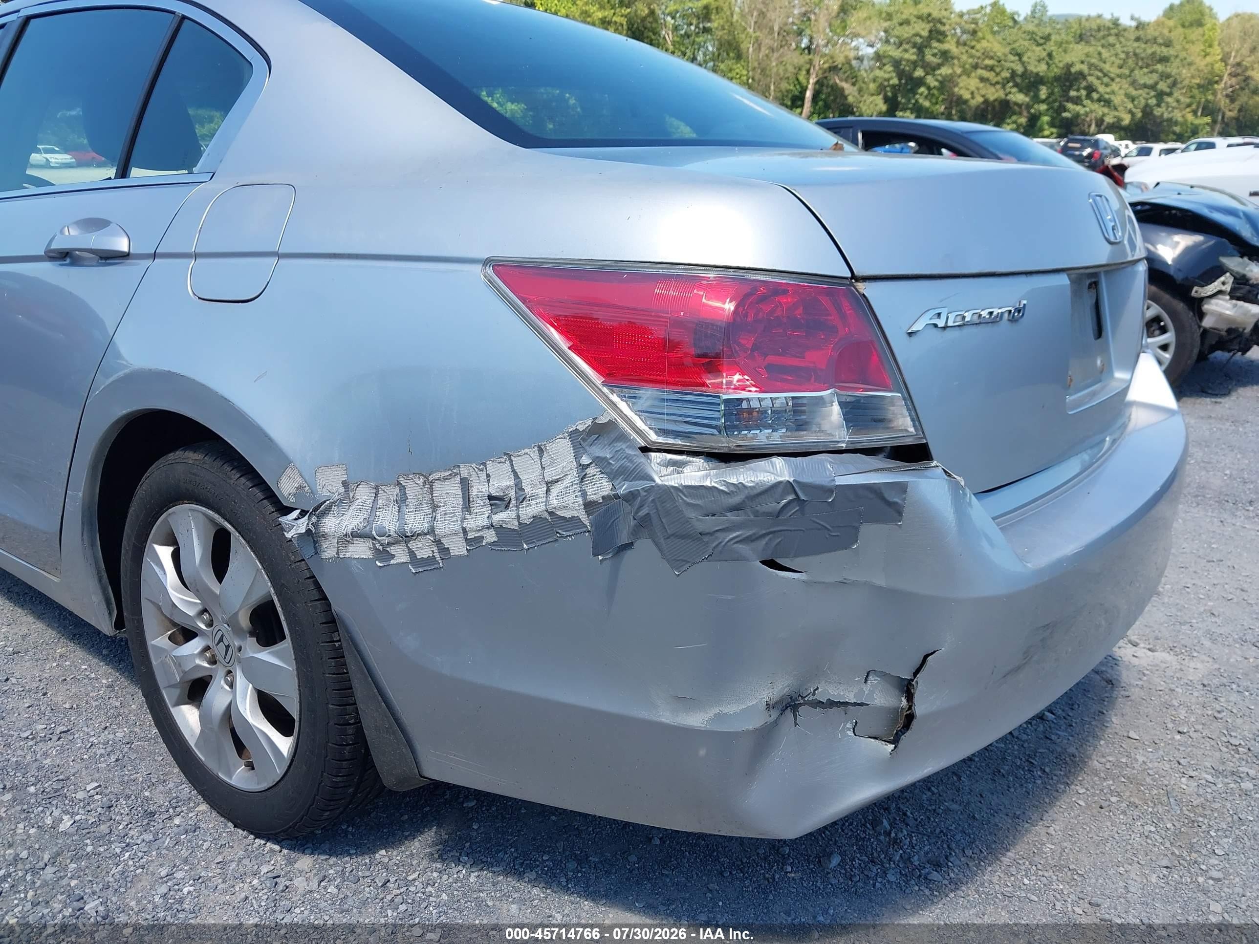 2009 Honda Accord 2.4 Ex-l Silver vin: 1HGCP26879A156904