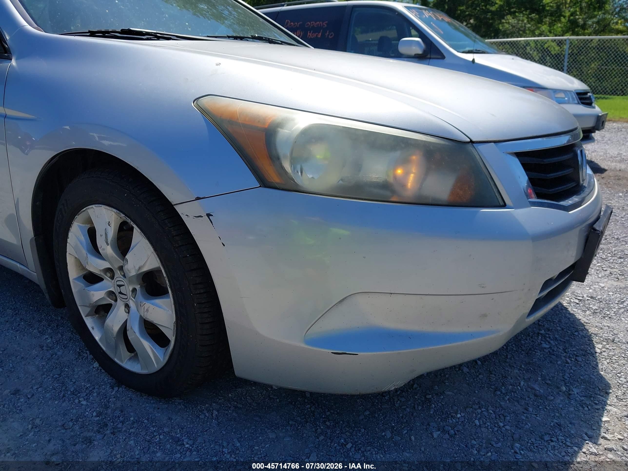 2009 Honda Accord 2.4 Ex-l Silver vin: 1HGCP26879A156904