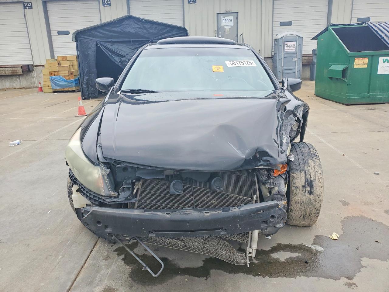 2009 Honda Accord Exl Black vin: 1HGCP26879A168907