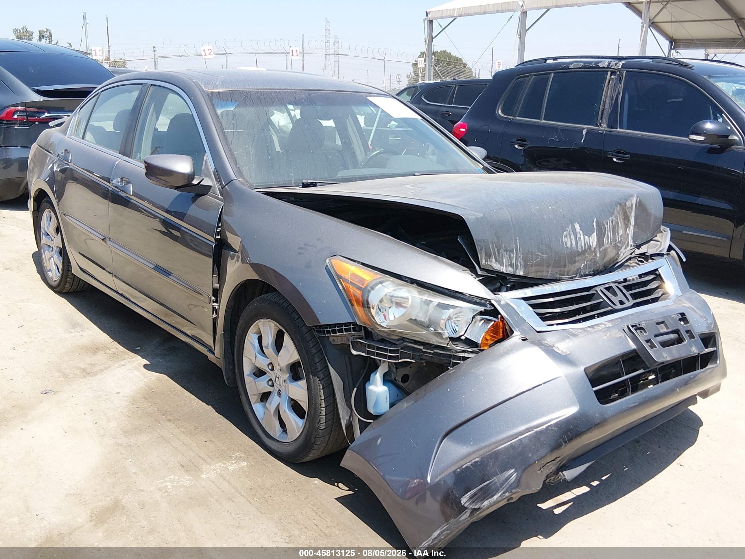 2009 Honda Accord 2.4 Ex-l Серый vin: 1HGCP26879A183715