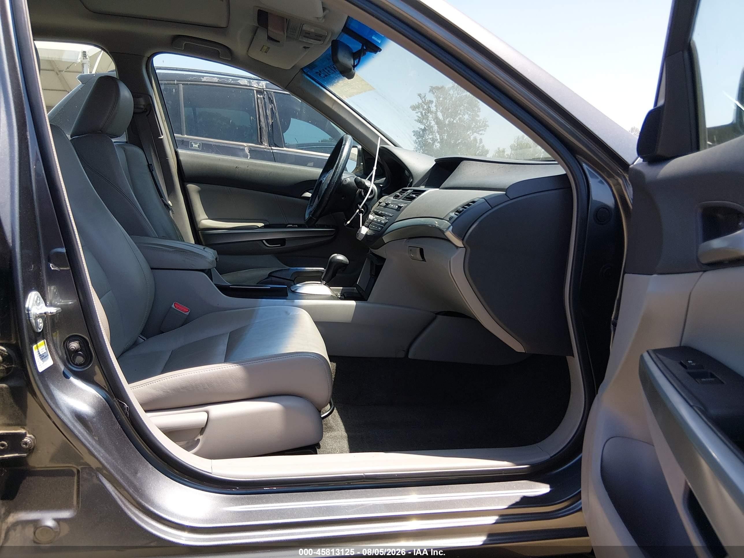 2009 Honda Accord 2.4 Ex-l Gray vin: 1HGCP26879A183715