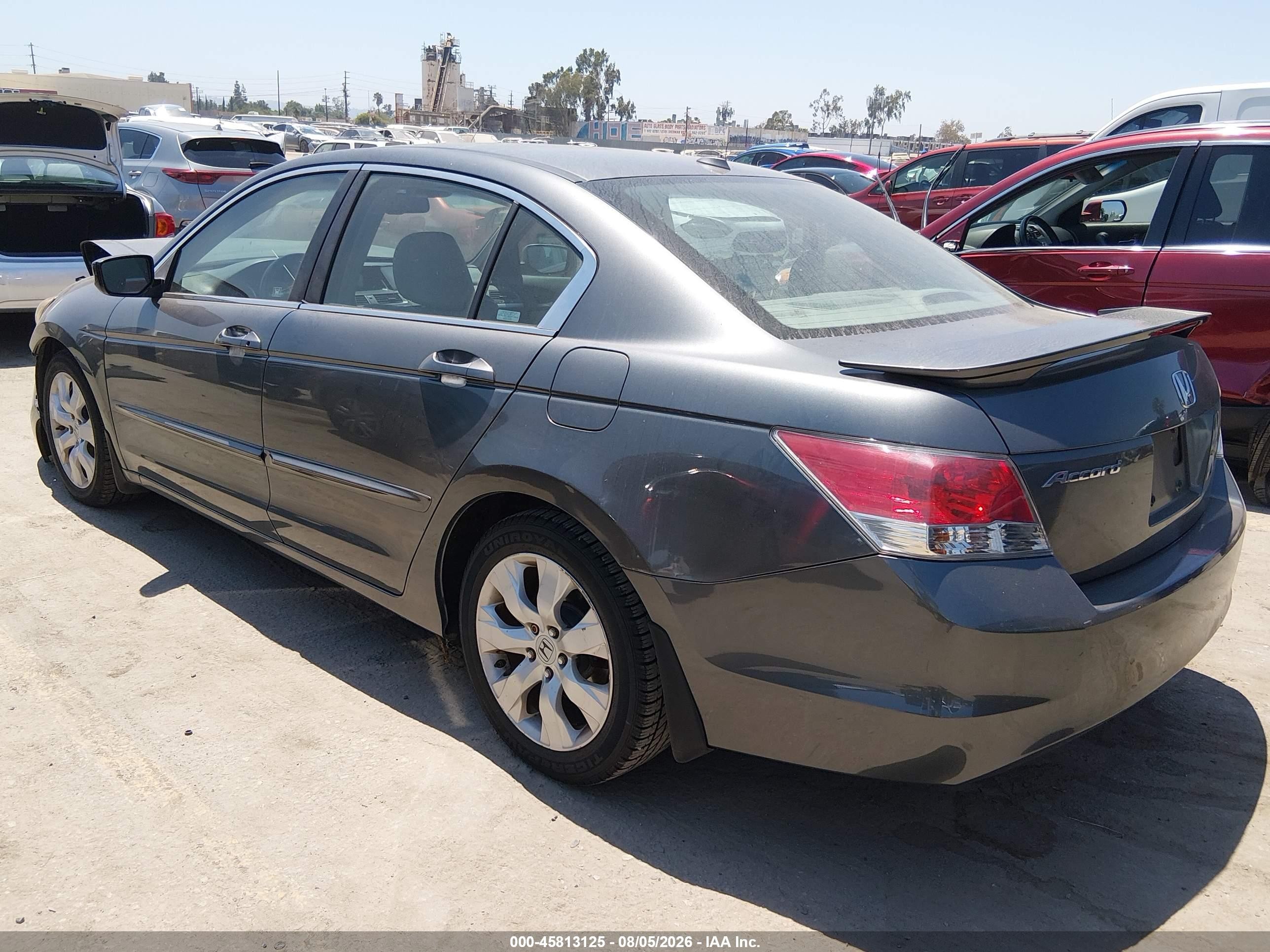 2009 Honda Accord 2.4 Ex-l Gray vin: 1HGCP26879A183715