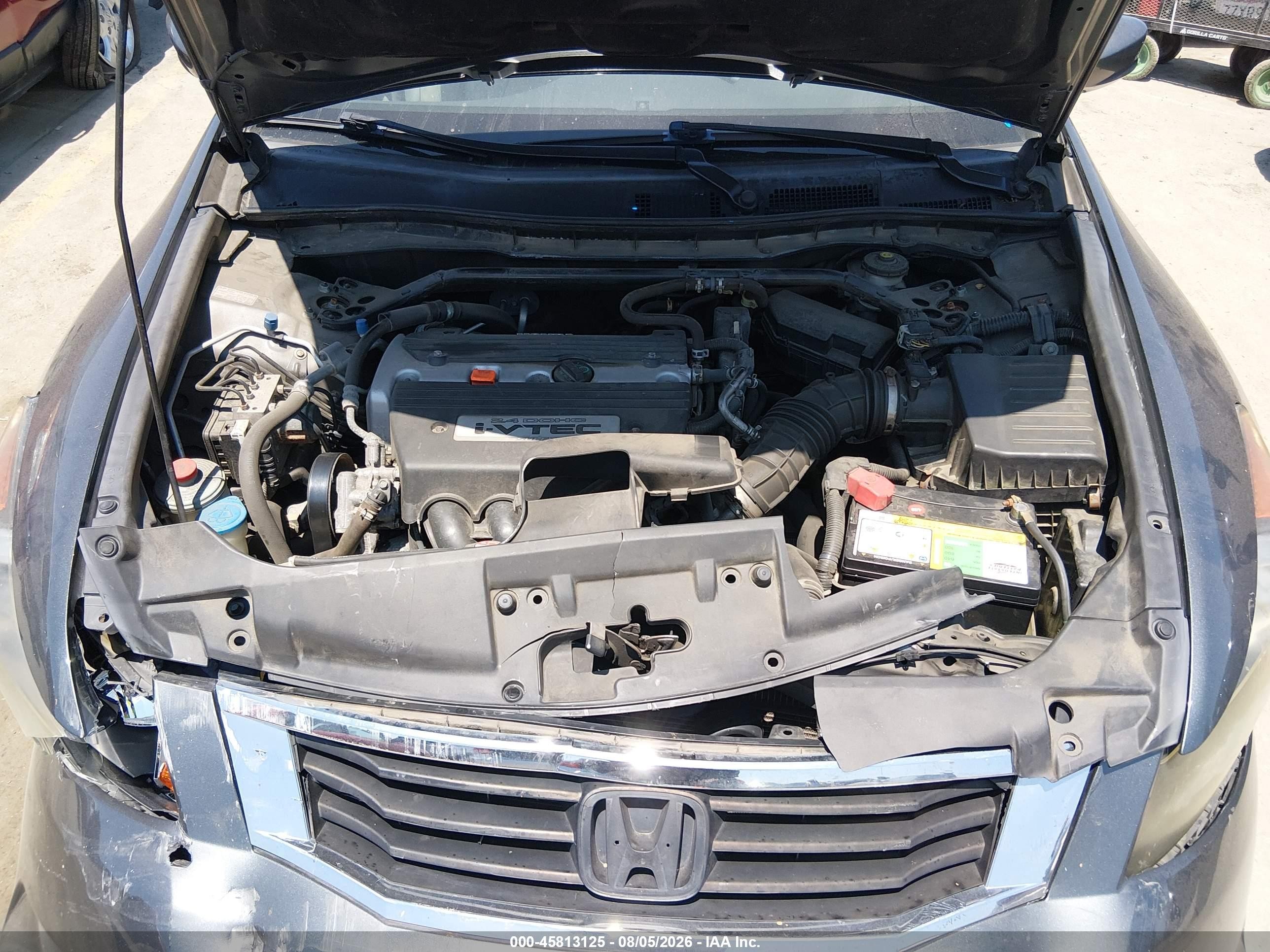 2009 Honda Accord 2.4 Ex-l Gray vin: 1HGCP26879A183715